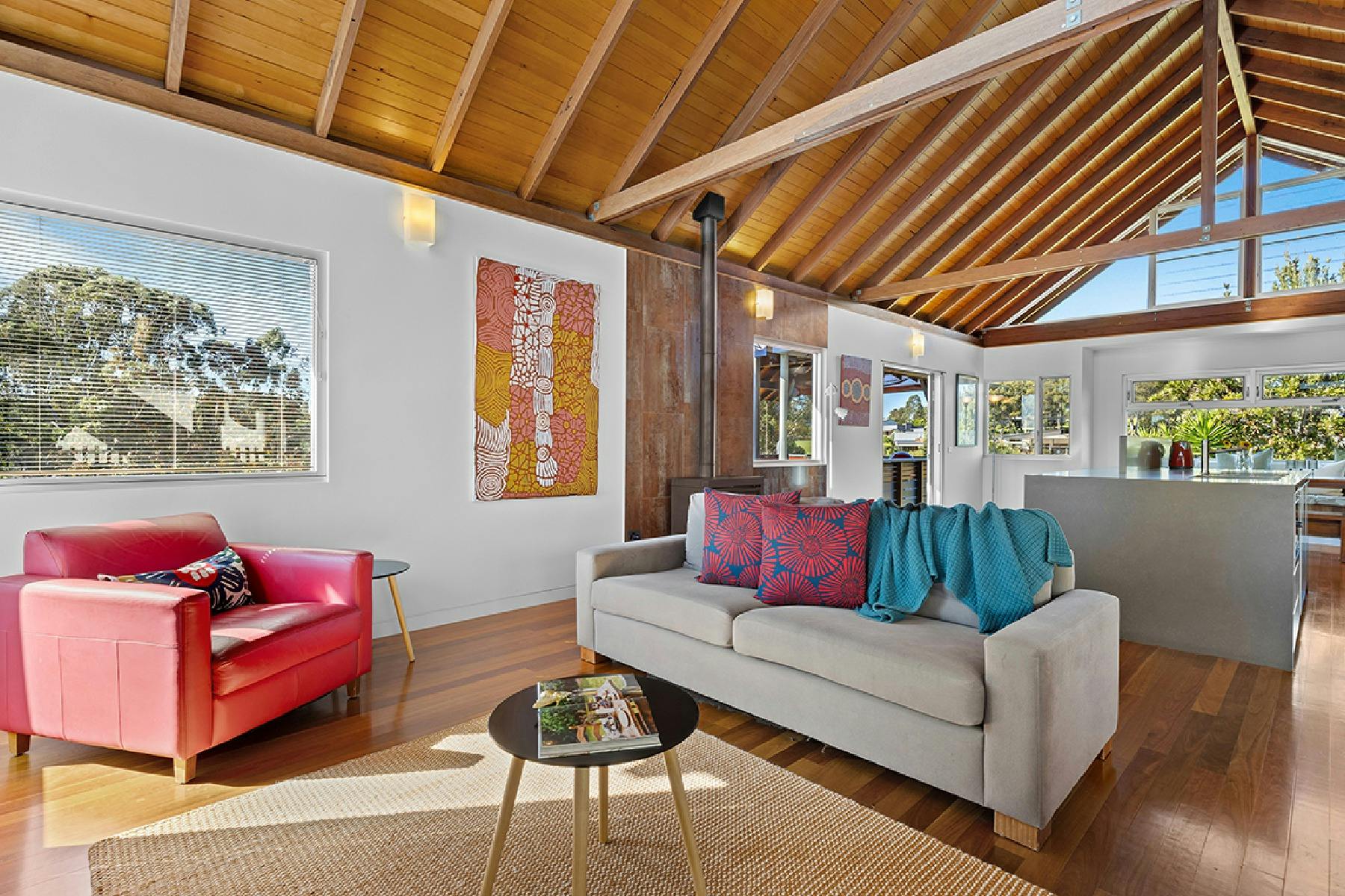 The Pavilion, lounge and media area