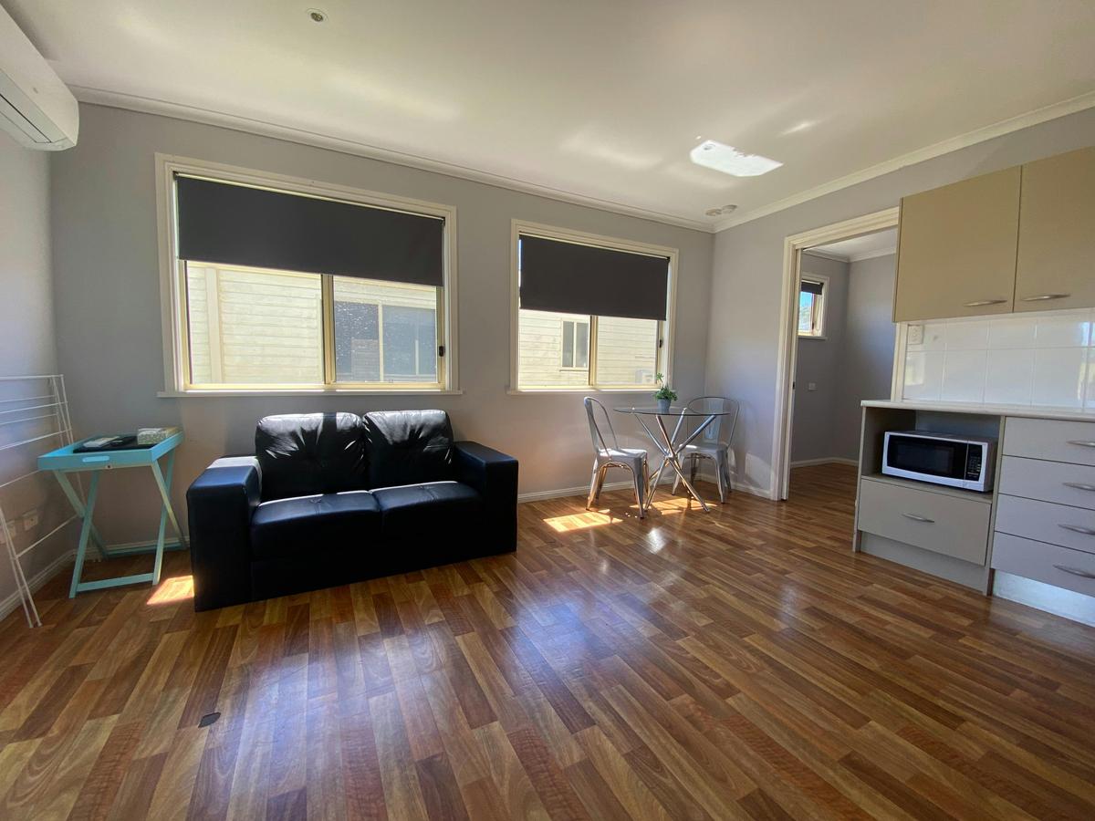 Spa Cabin Bedroom Lounge/Dining Area