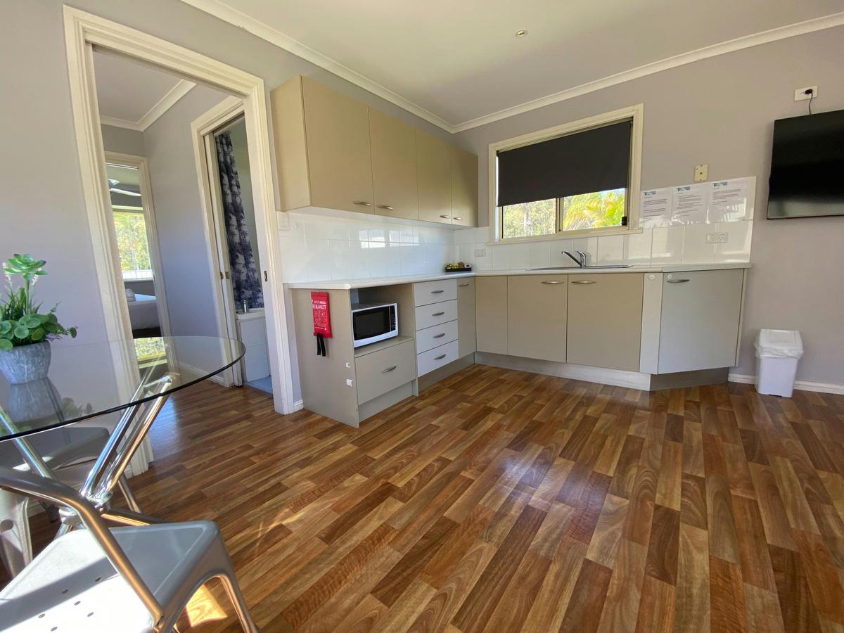 Spa Cabin Bedroom Kitchenette Area