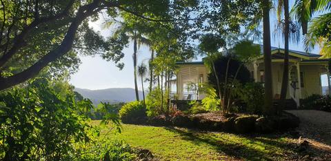 Outside cottage