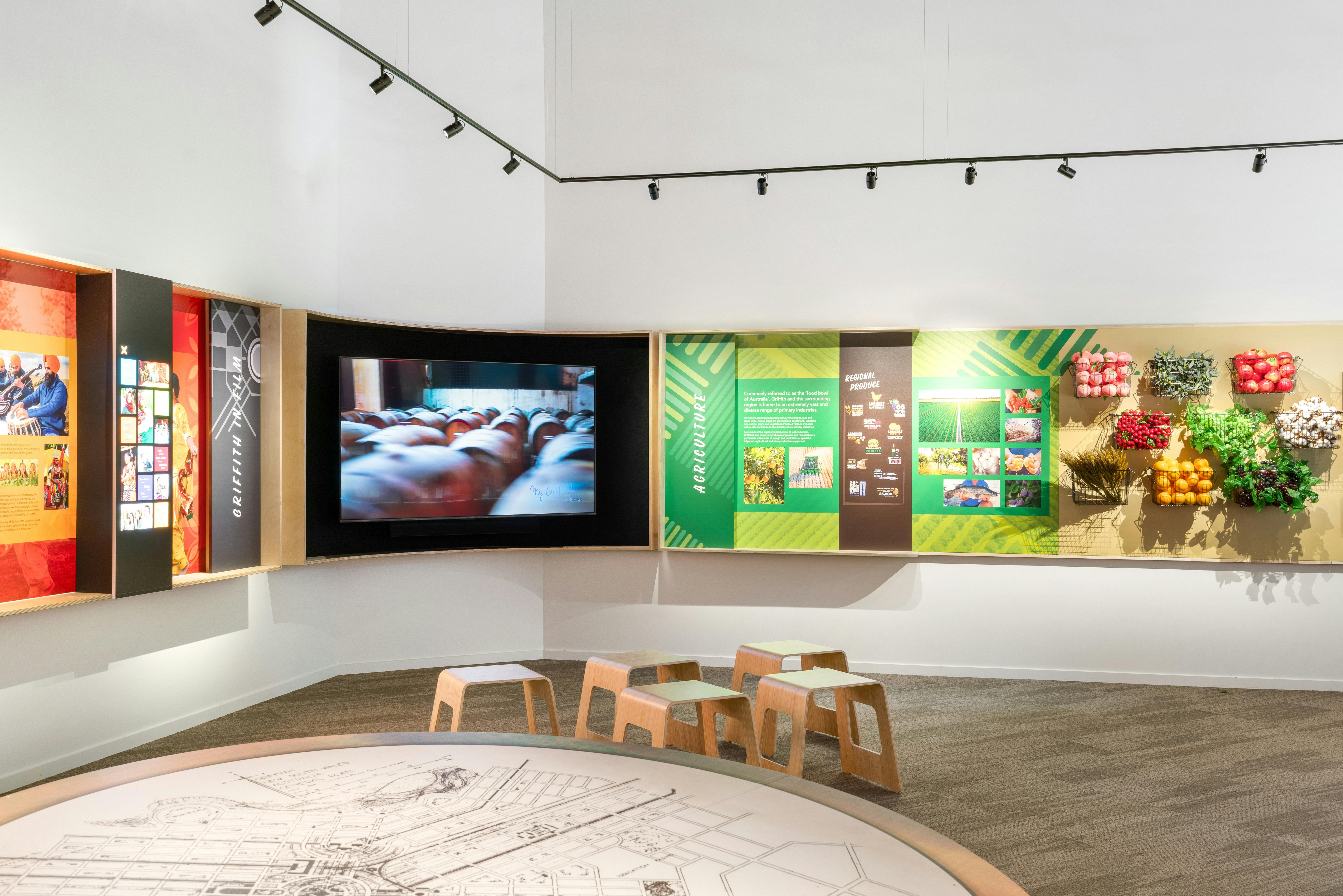 Interpretive Display at the Griffith Tourism Hub