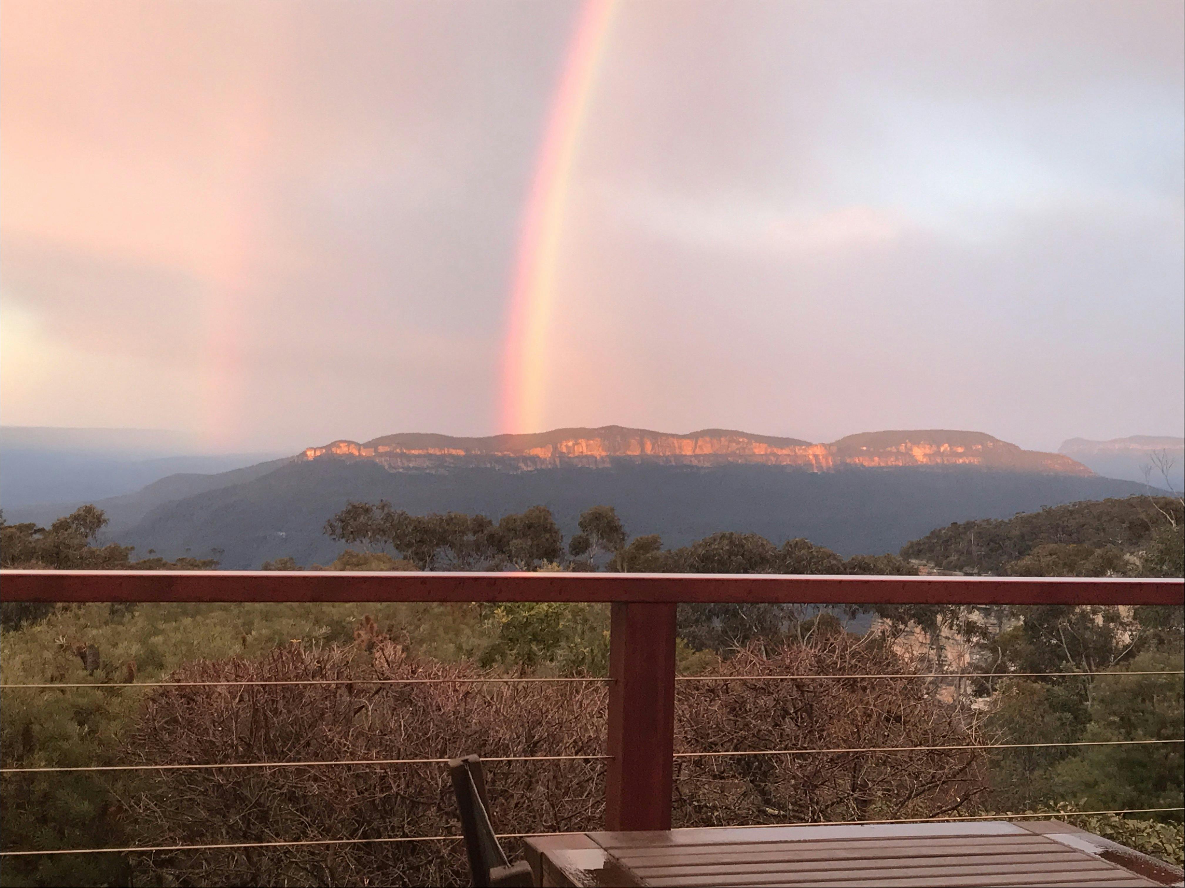 Rainbow in Jamison Valley