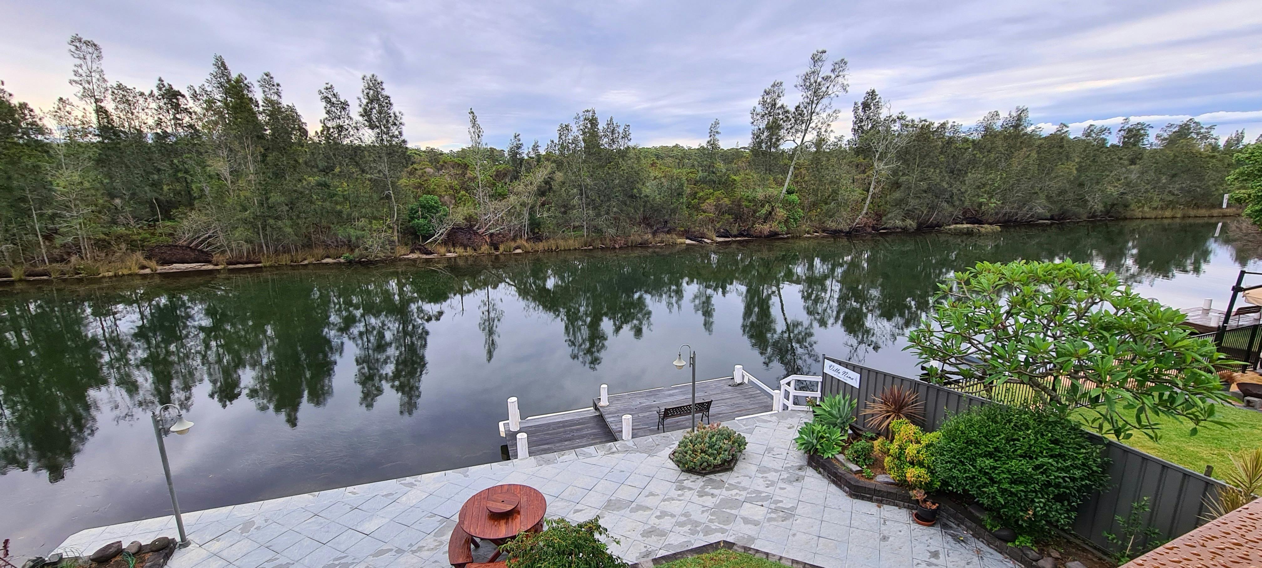 View of the river outside your apartment