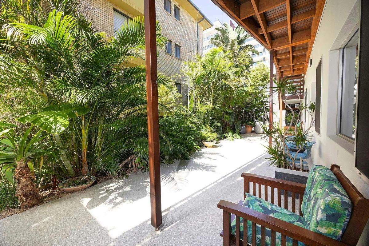 Shared patio