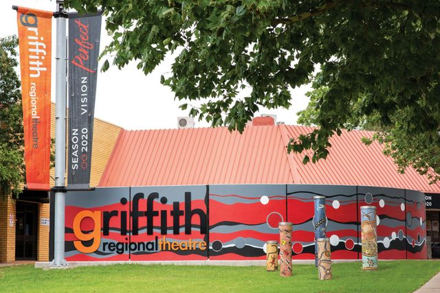 Griffith Regional Theatre Soft Sculptured Curtain