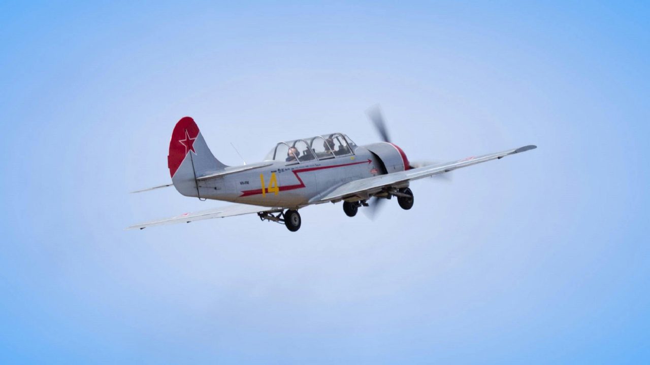 It could be YOU sitting in the back seat of this YAK 52, taking in some truly breath taking views