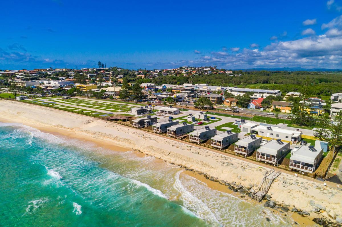 Tweed Coast Holiday Parks Kingscliff Beach Aerial