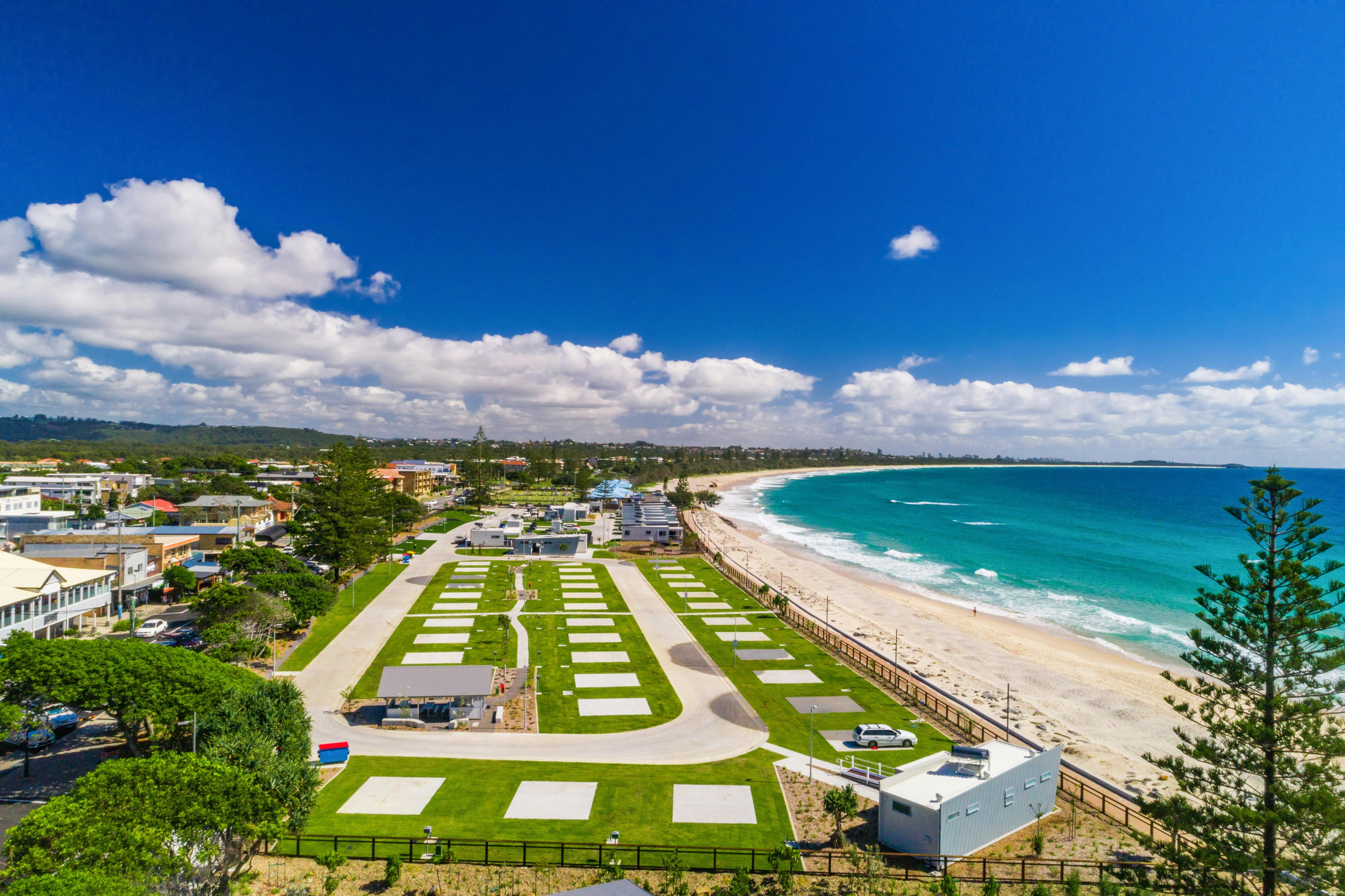 Tweed Coast Holiday Parks Kingscliff Beach Aerial
