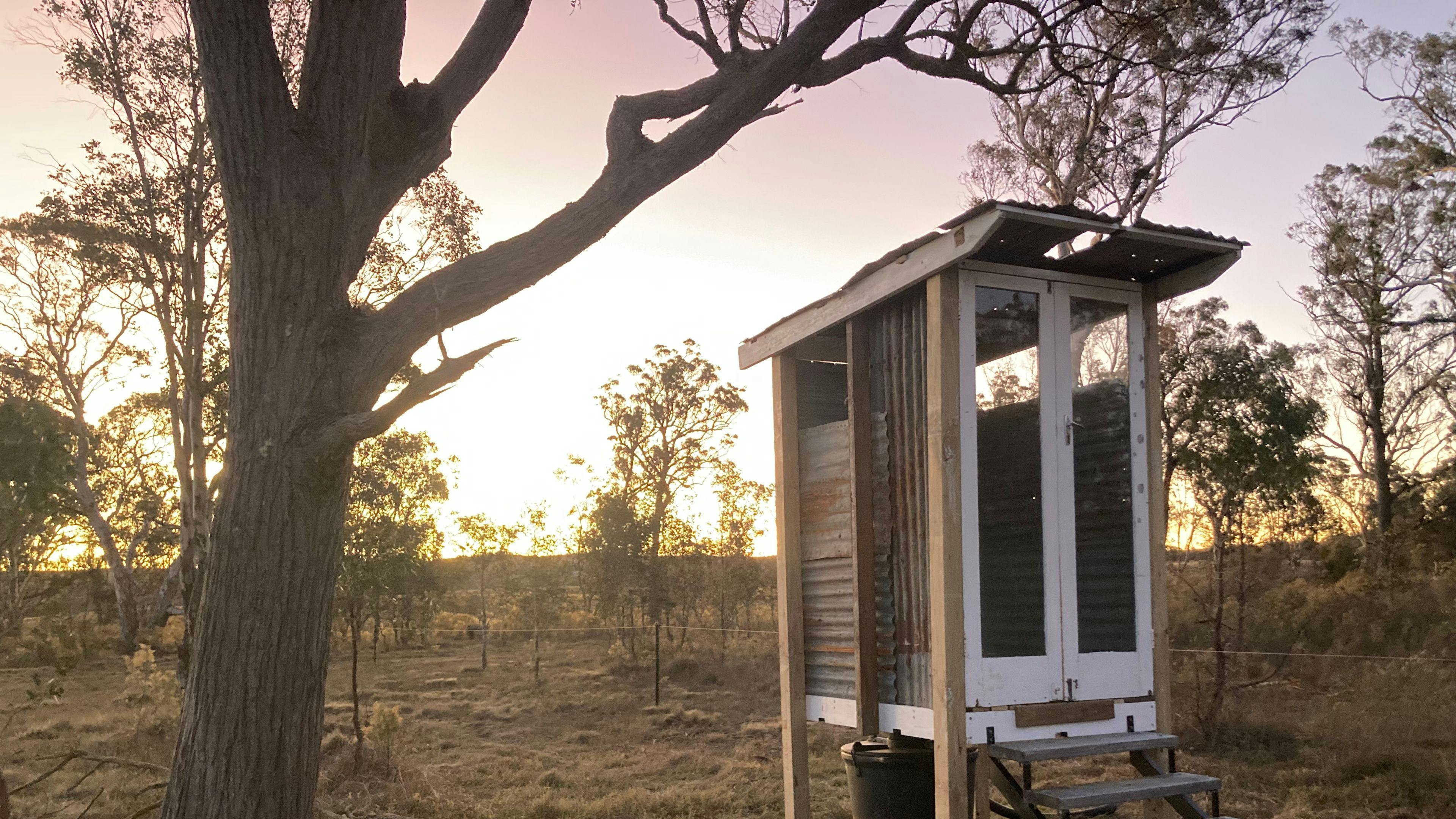 The toilet block houses a composting toilet with a ceramic toilet bowl. Dont forget to bring your own toilet paper! 