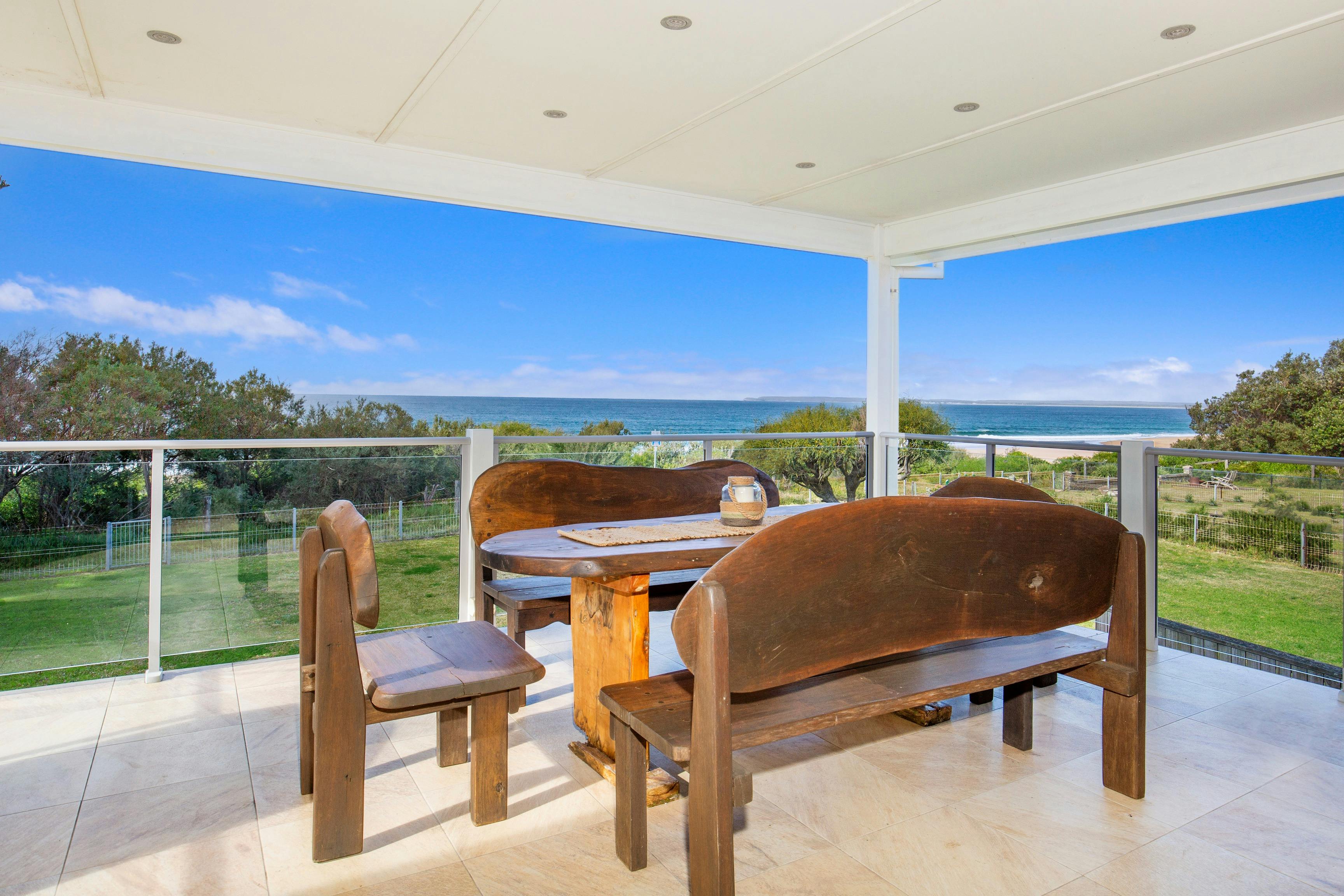Seating Area with Beach View