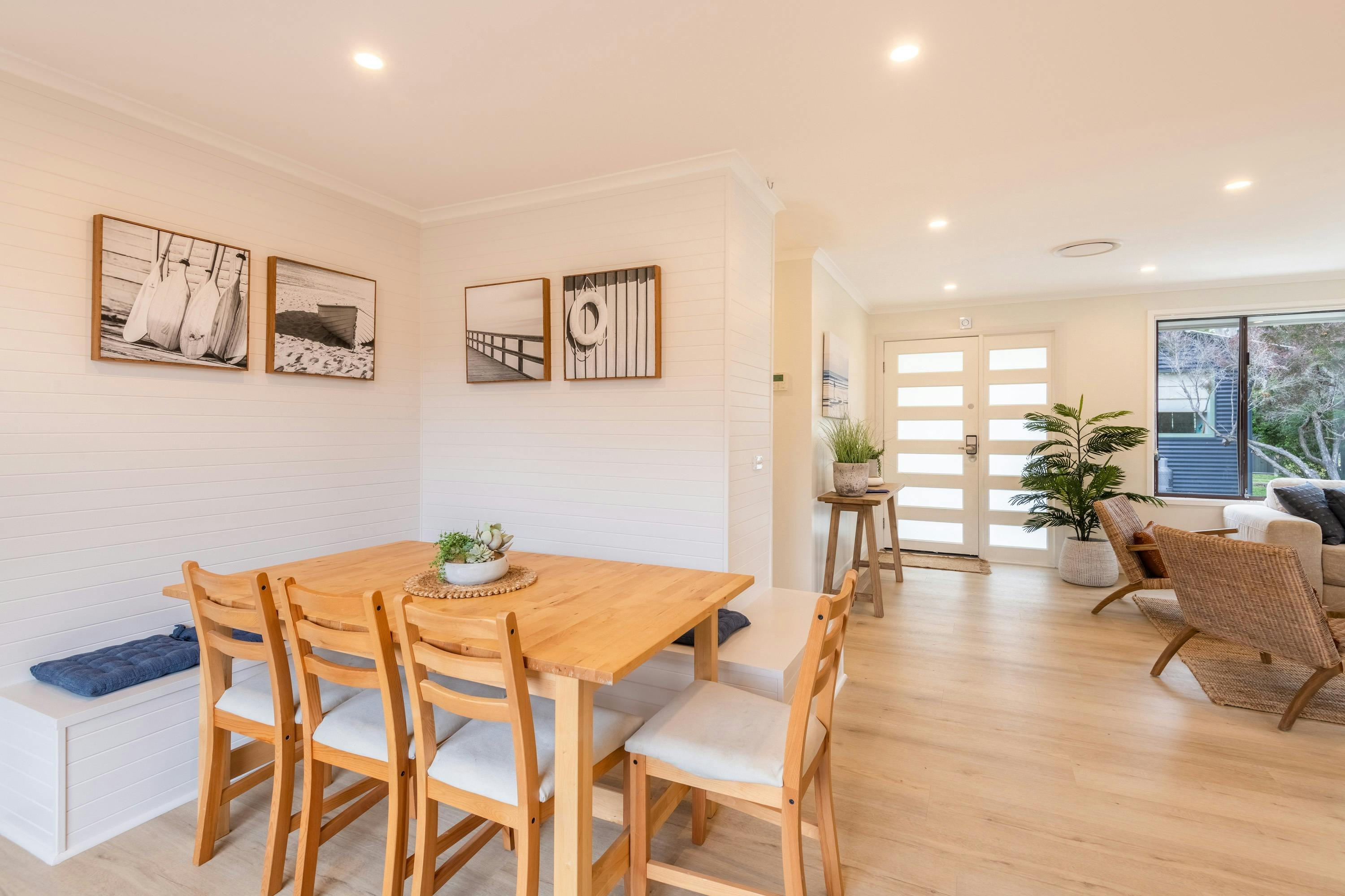 Open plan dining area