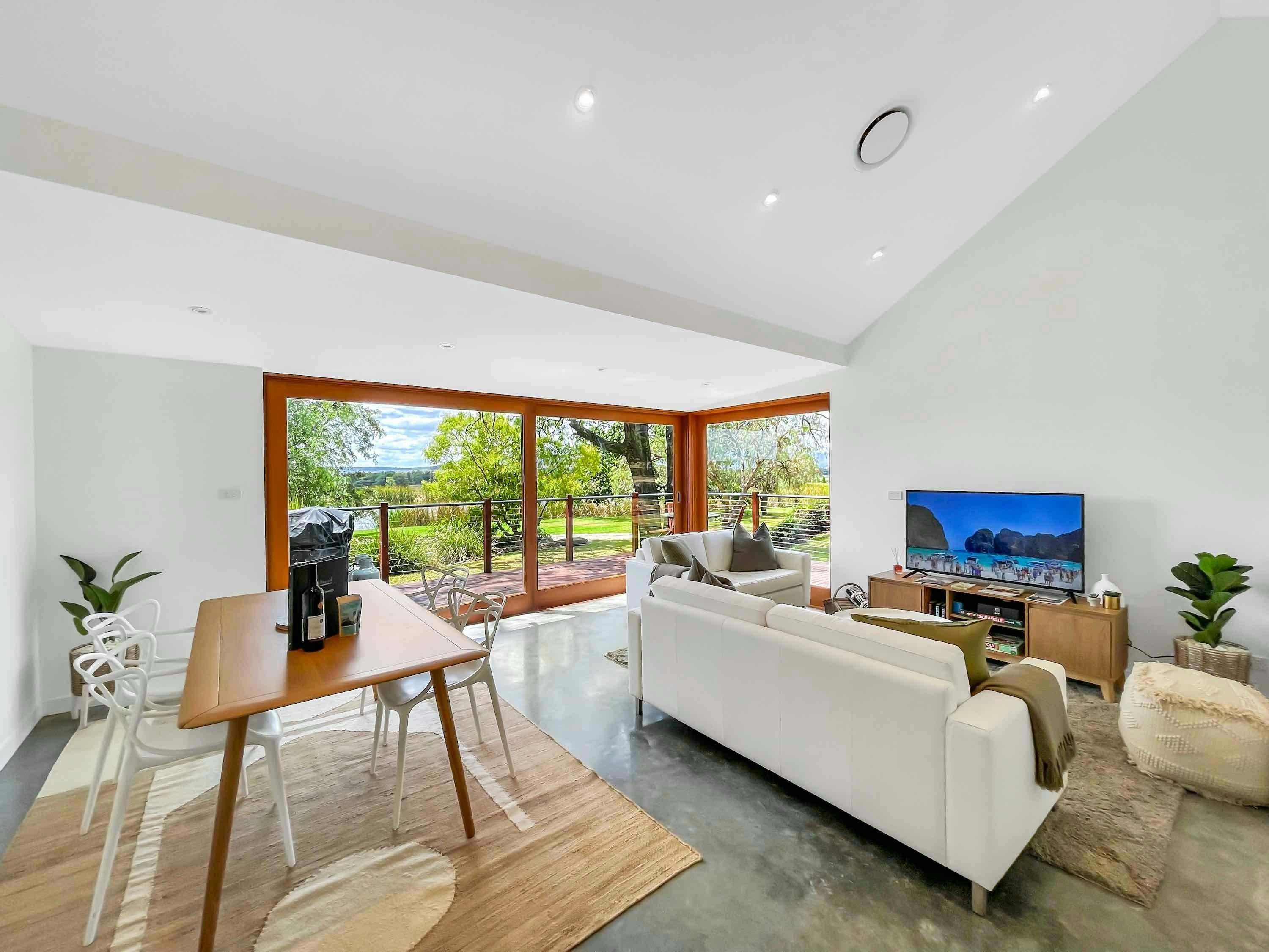 Dining and living area