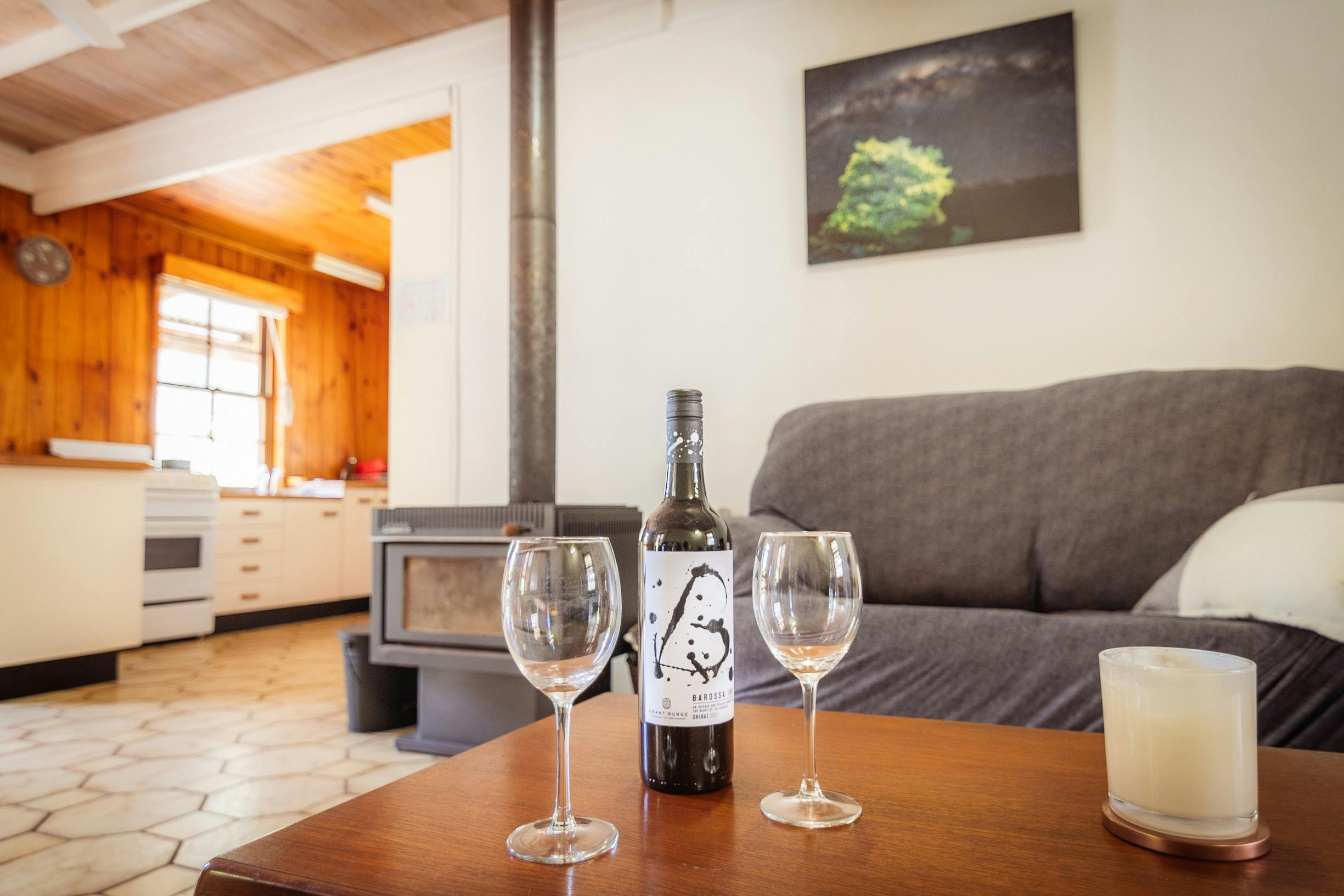 Glass of wine by the fire?