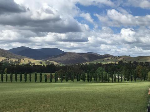 Overlooking Shearers Quarters and Shearing Shed