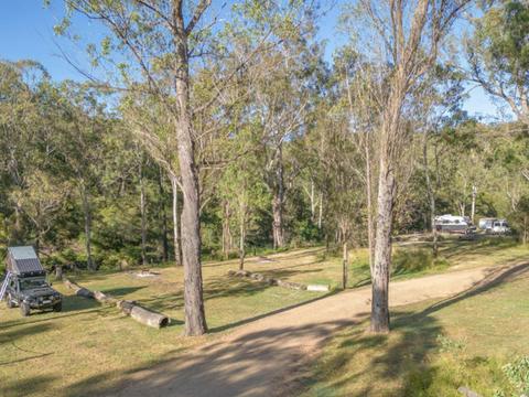 Campsites at Washpools campground. Credit: John Spencer &copy; DPE