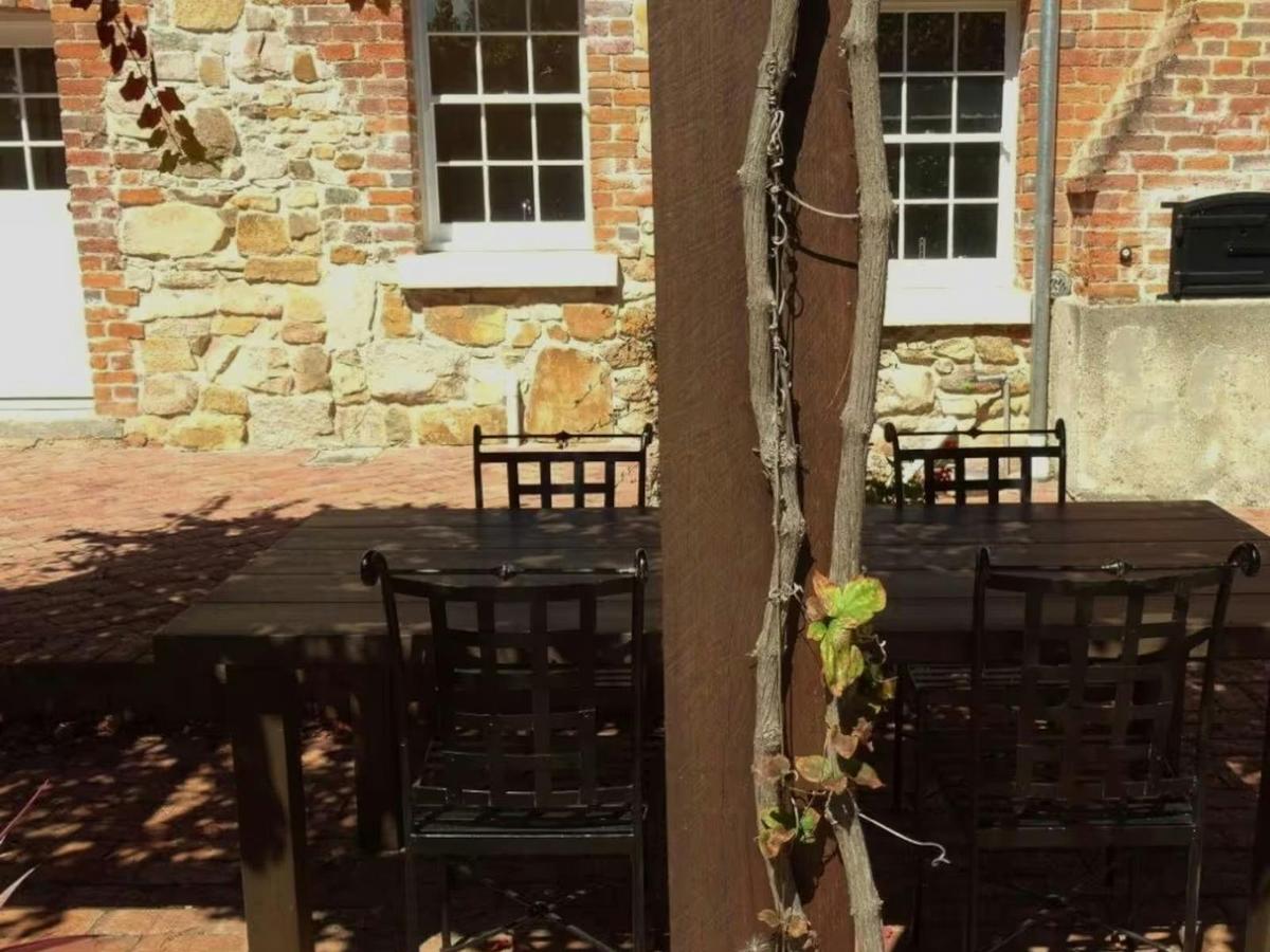 Outdoor dining area