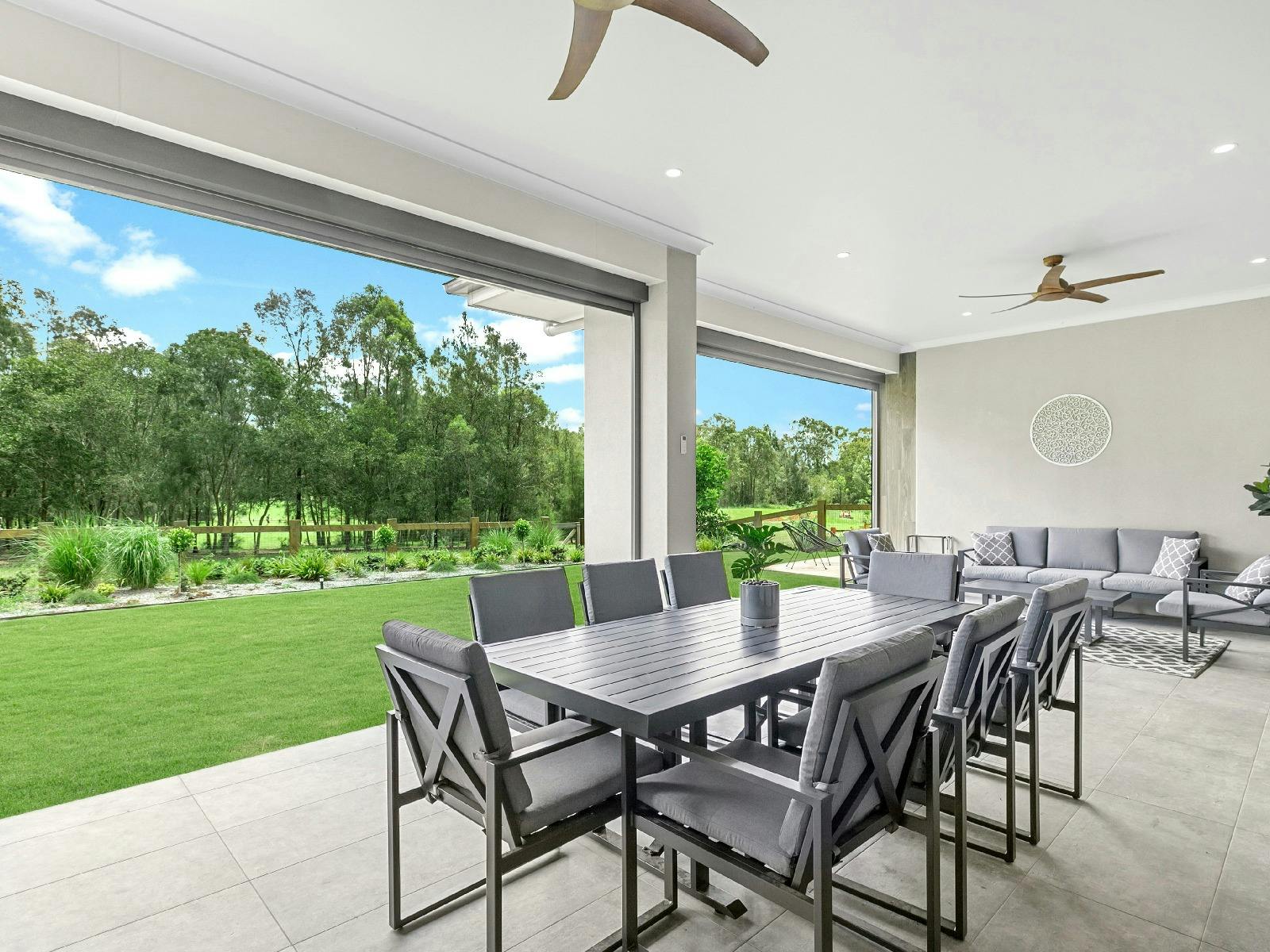 Willows Green outdoor entertainment area