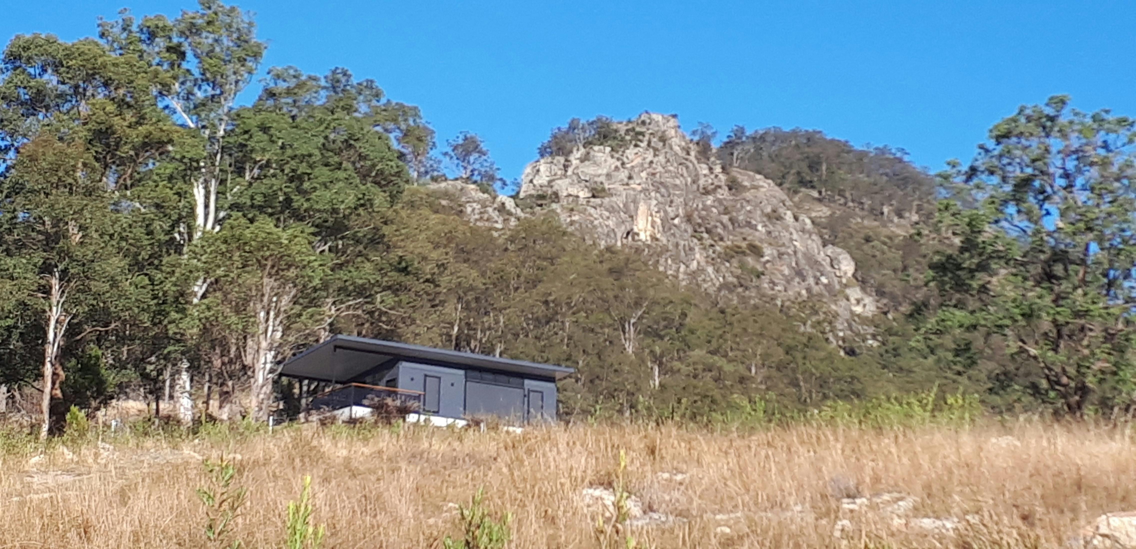 Eco-Cabin set high among gum trees