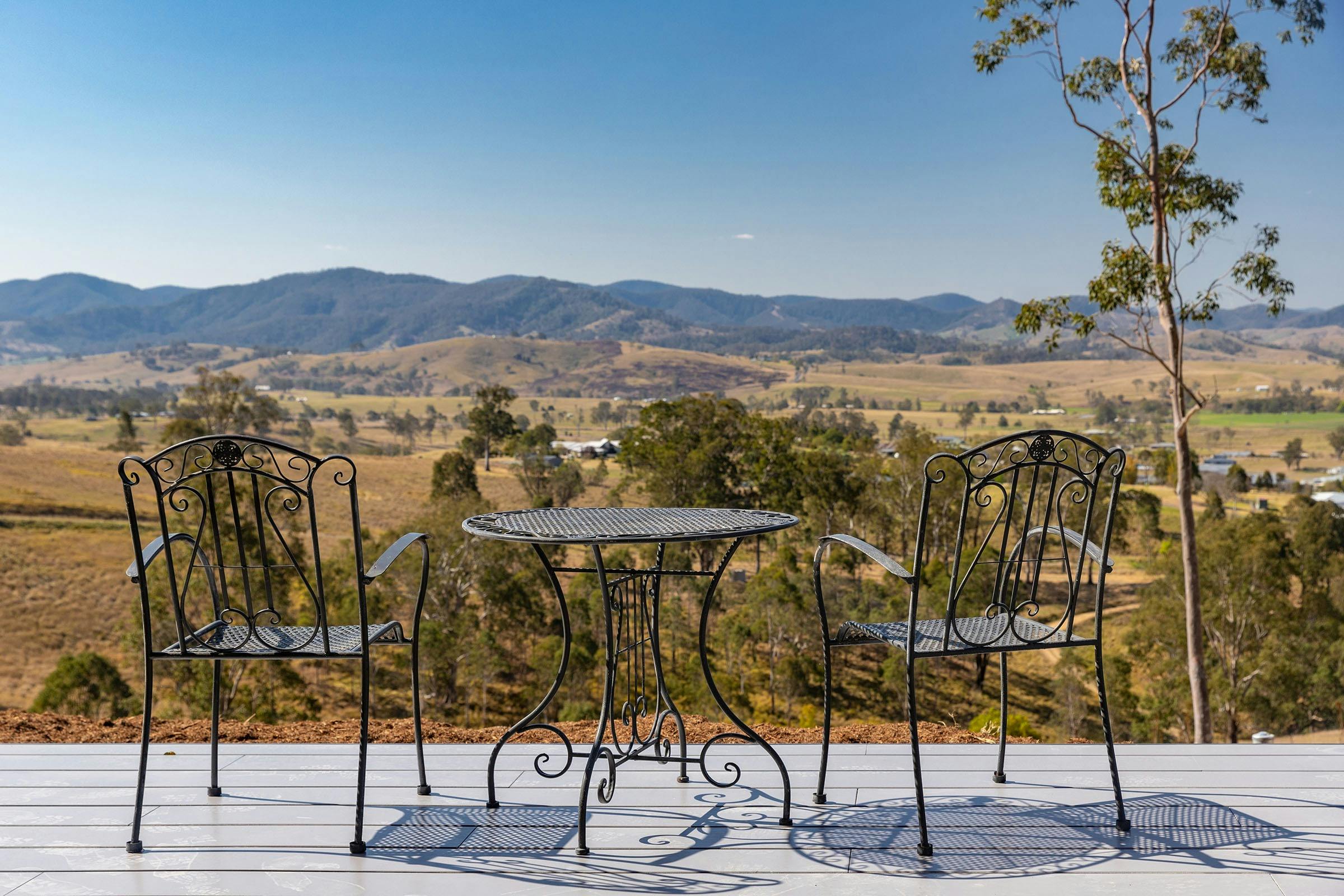 View from Bellbird Eco-Cabin