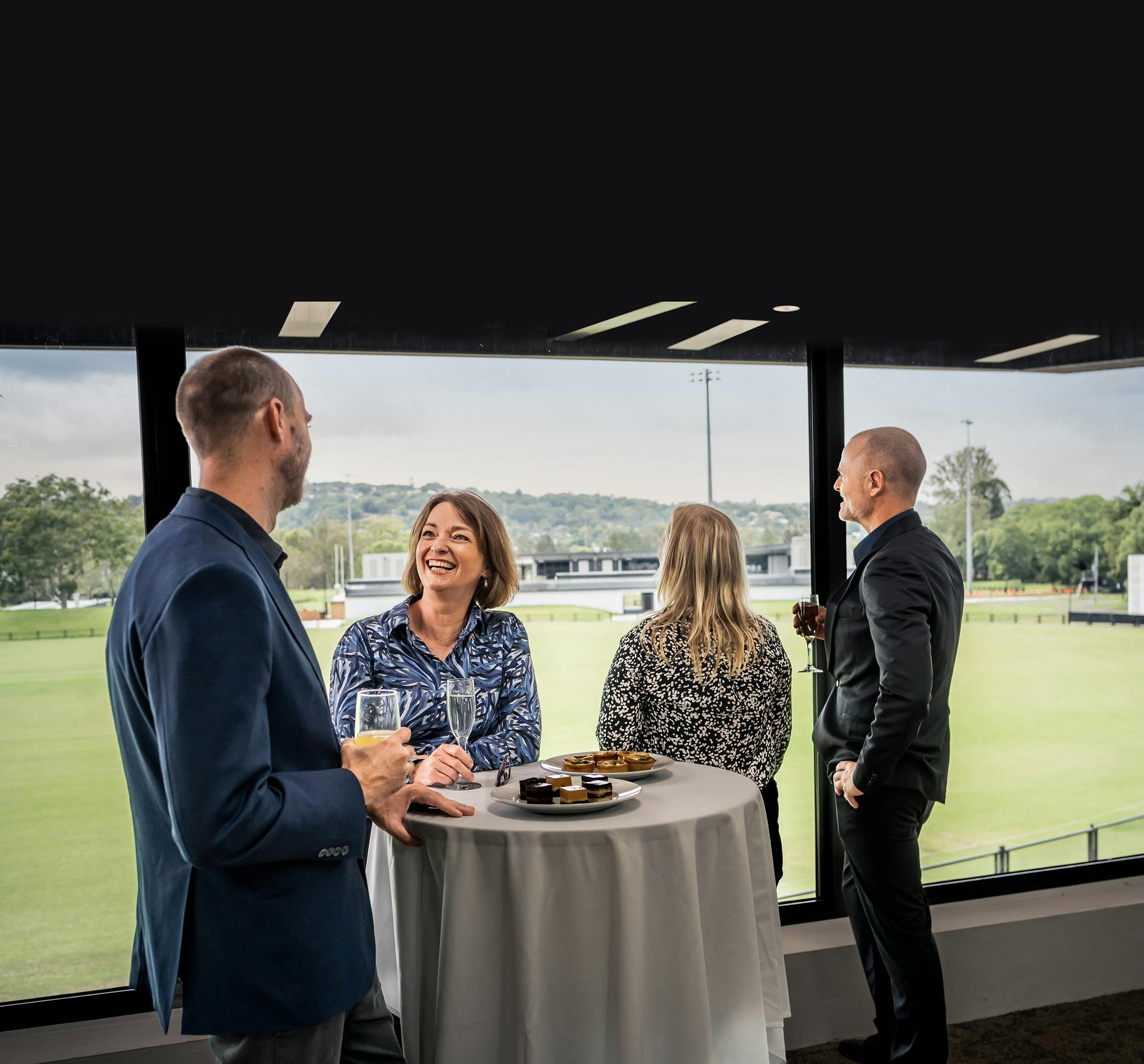 overlooking Oakes Oval