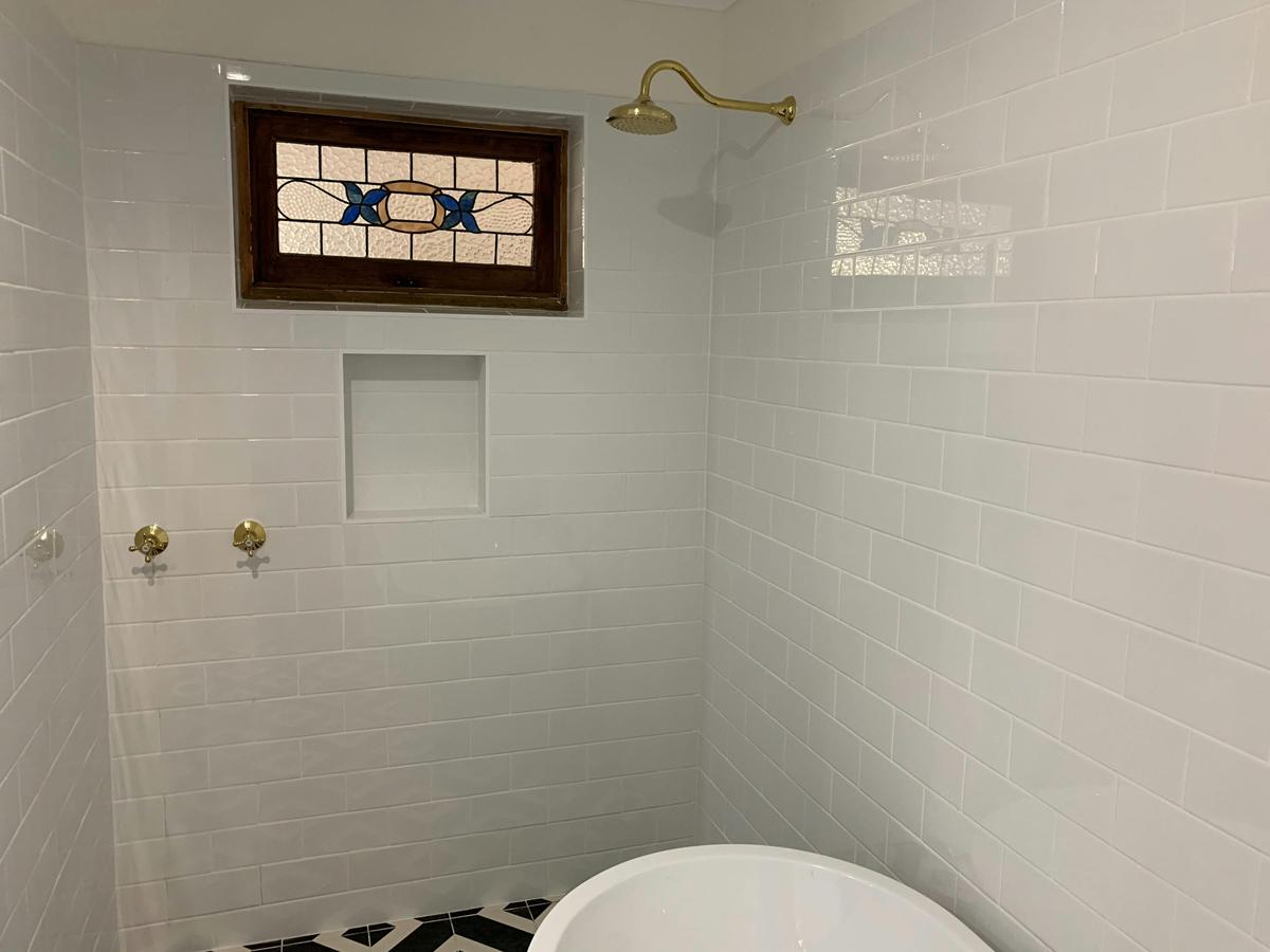 Main bathroom with period detail