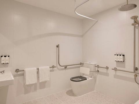 Ultimo Accessible Juliet Queen Bathroom at The Ultimo Sydney Hotel
