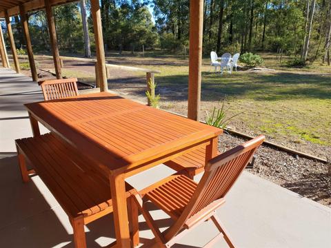 Enjoy the tranquil surrounds while relaxing on your private verandah