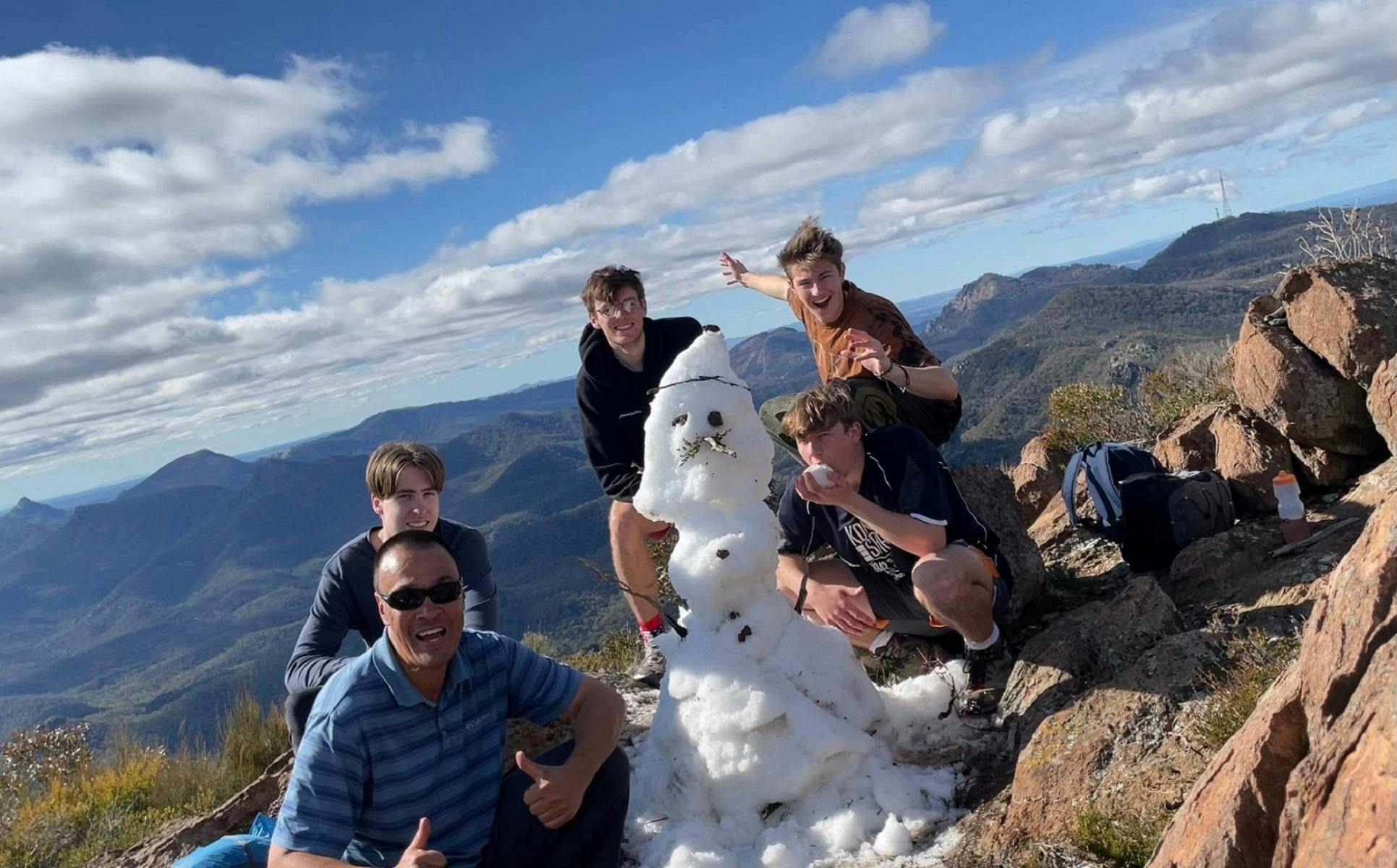 Snow at the Warrumbungle National Park
