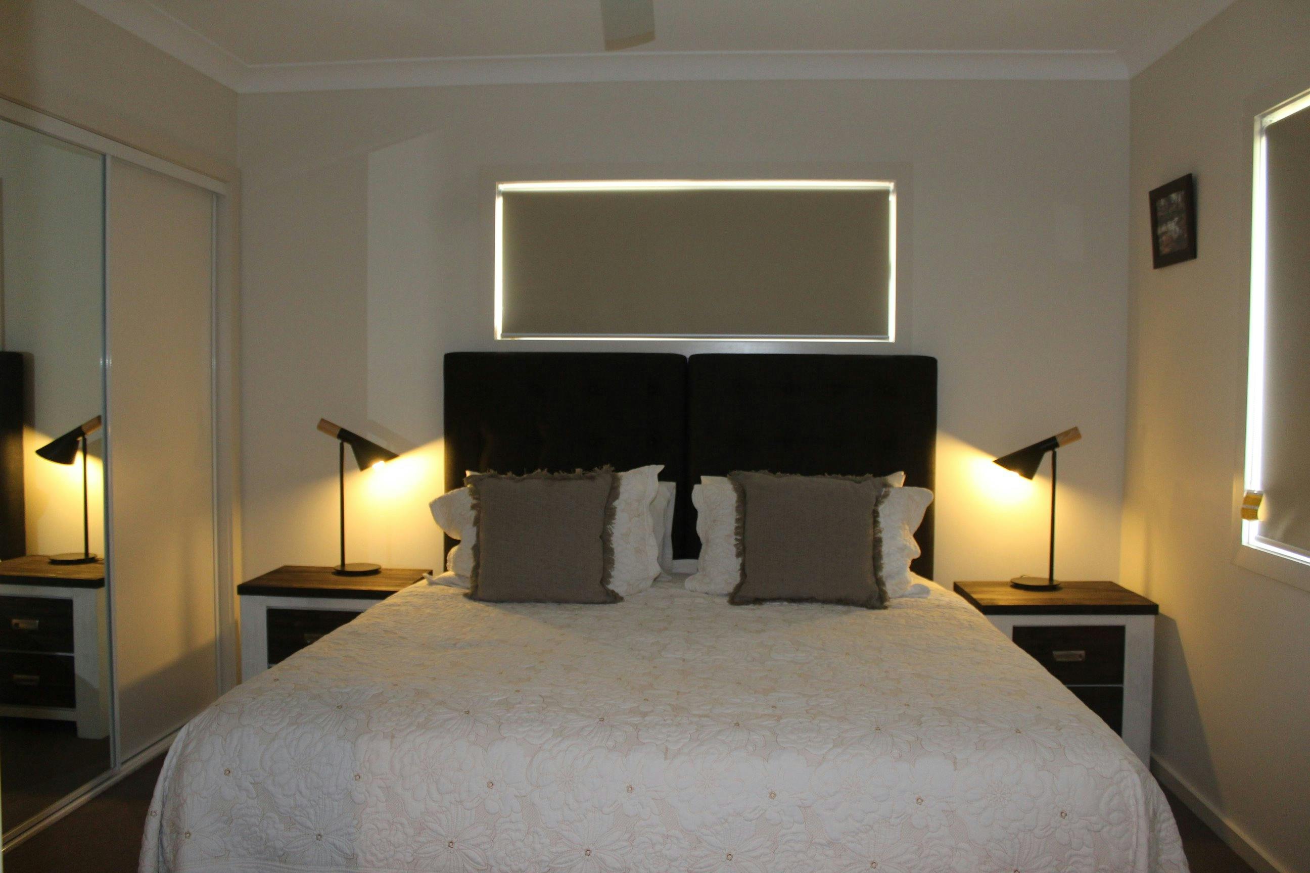 Master bedroom with accessible ensuite