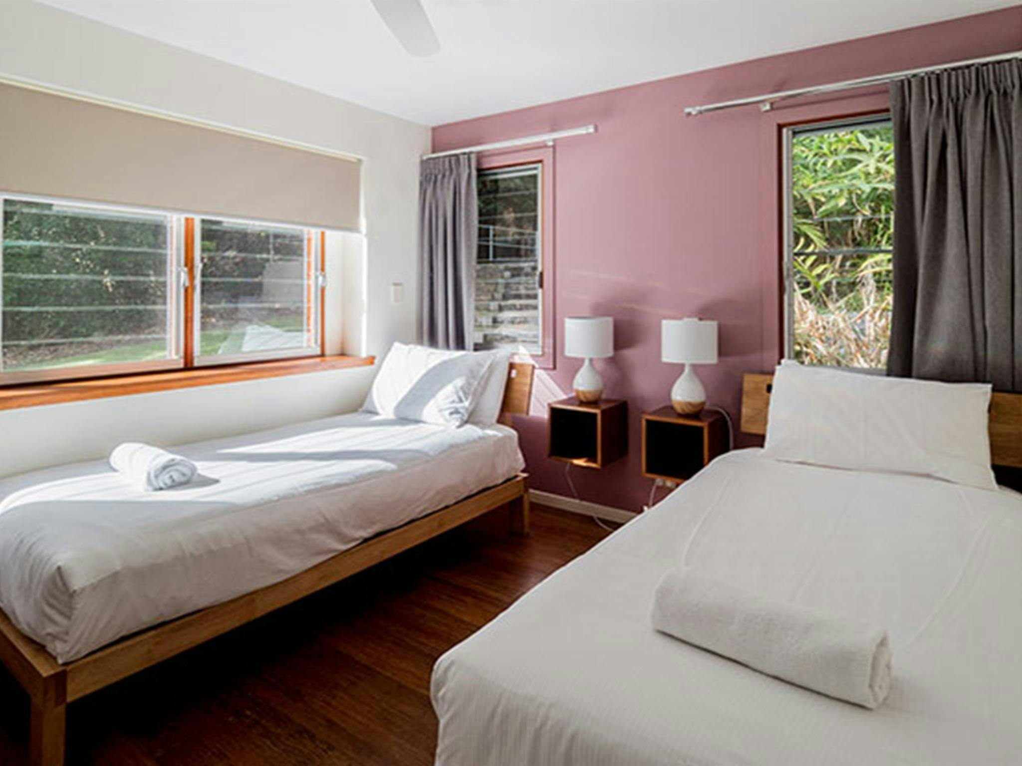 Double bedroom in Thomson Cottage. Photo: Sera Wright/DPIE