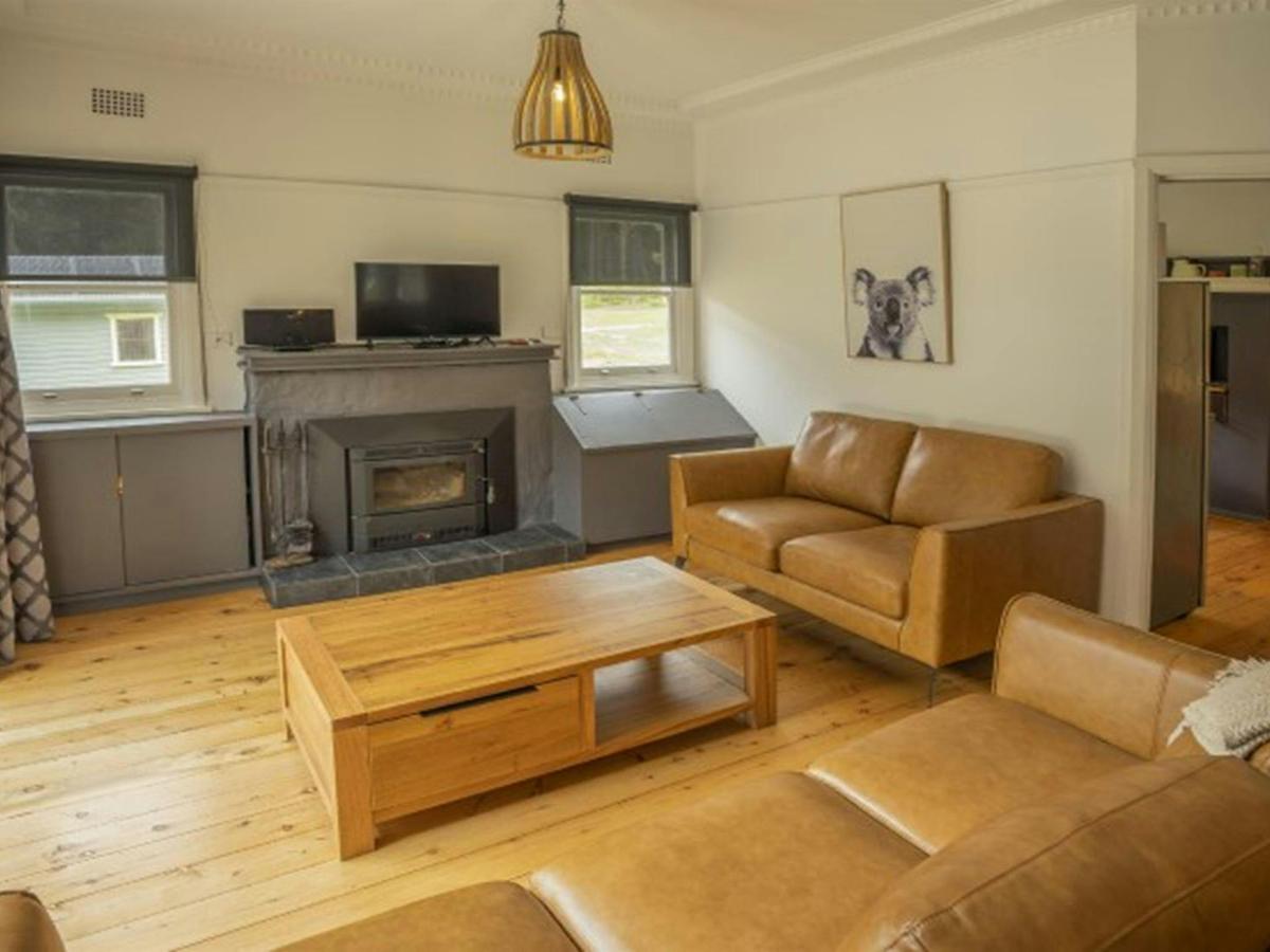 The lounge room at Yellow Rock Beach House in Murramarang National Park. Photo: John Spencer &copy;