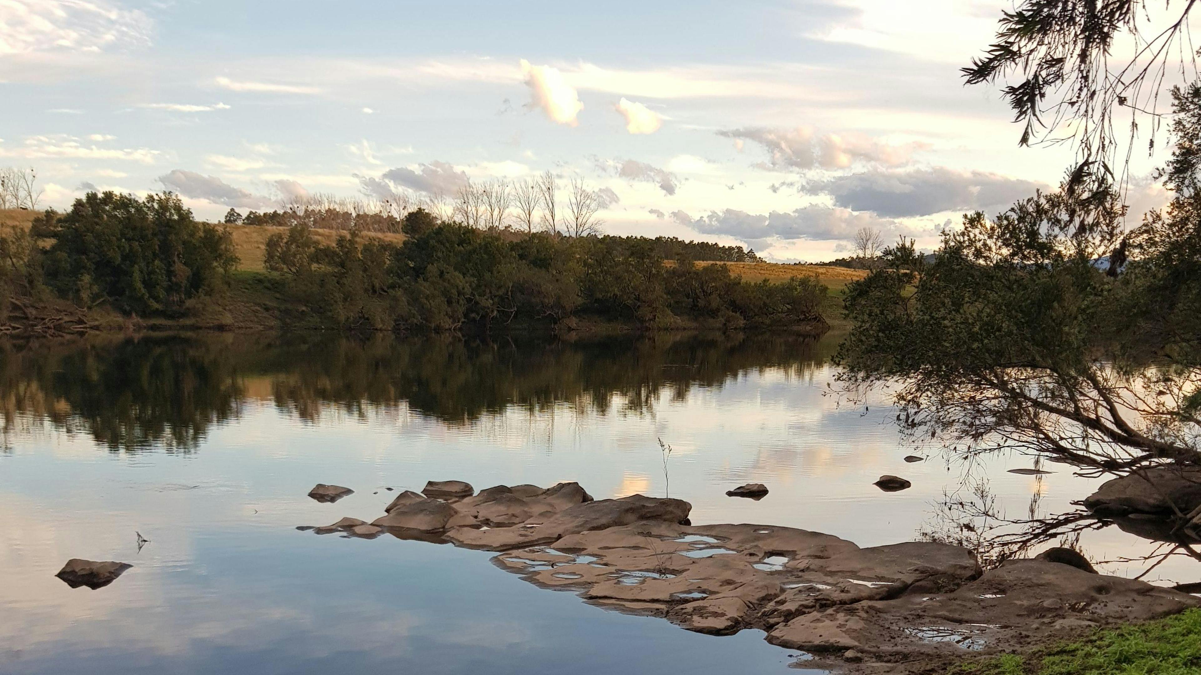 Boulder Bay on the beautiful Clarence River after a little rain
