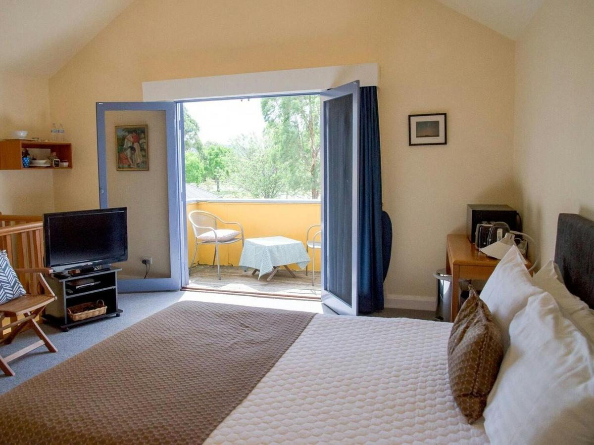 Loft bedroom and balcony