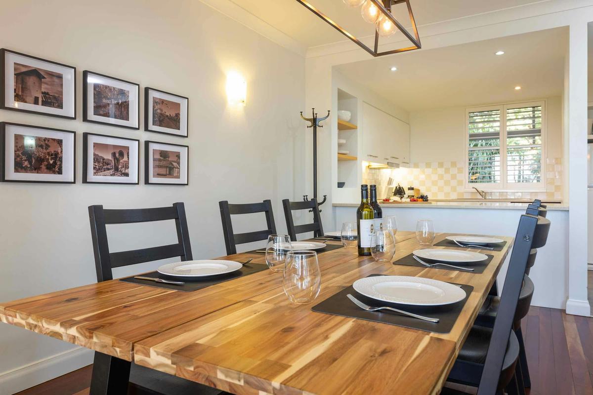 Dining and kitchen