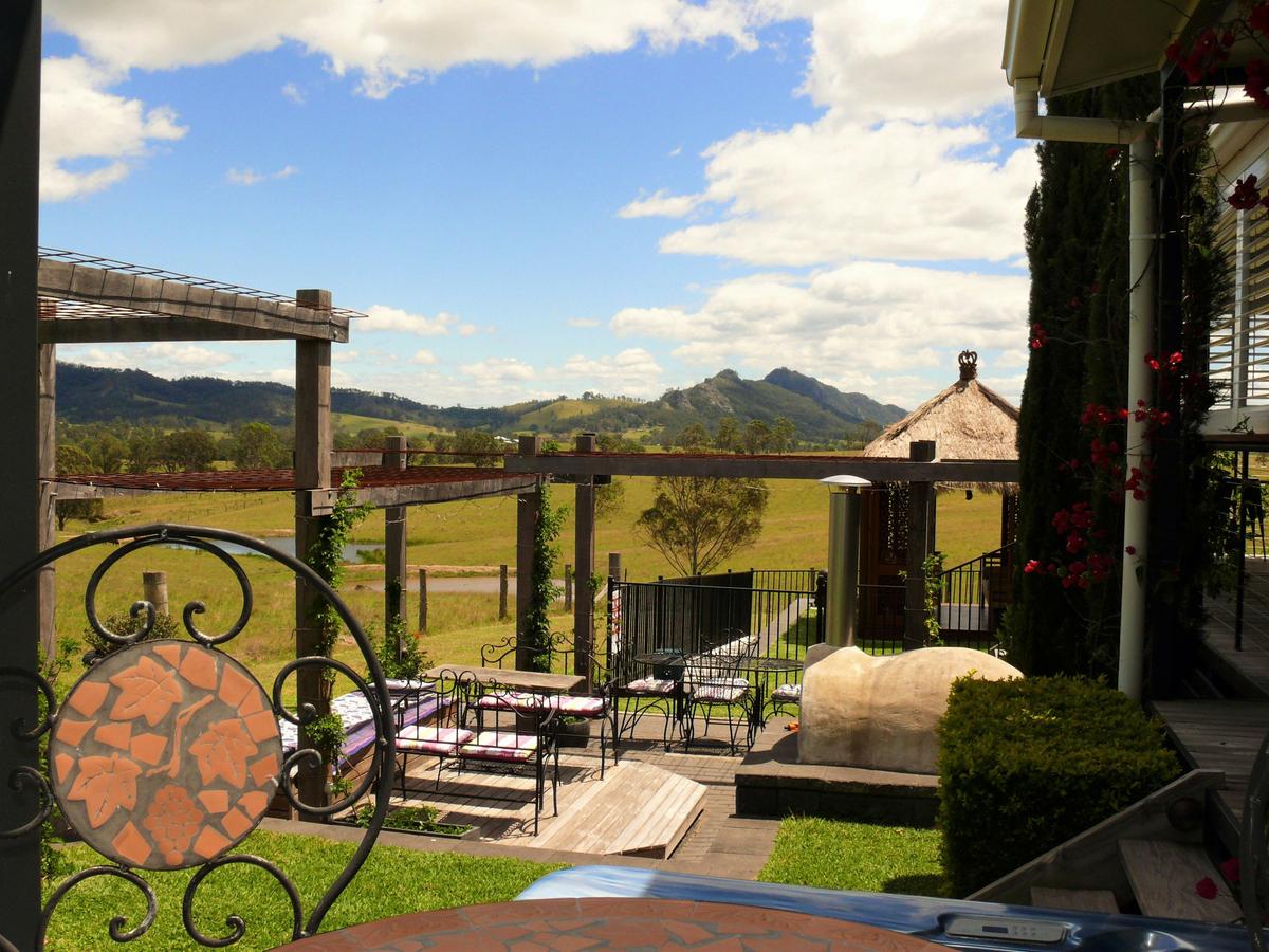 Villa Medici B and B at Gloucester NSW - views of The Bucketts