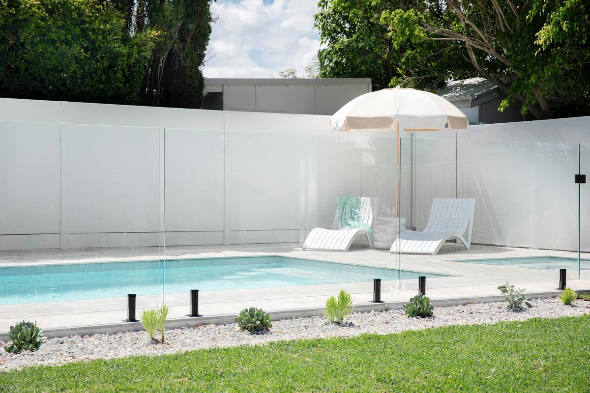 Heated pool and spa