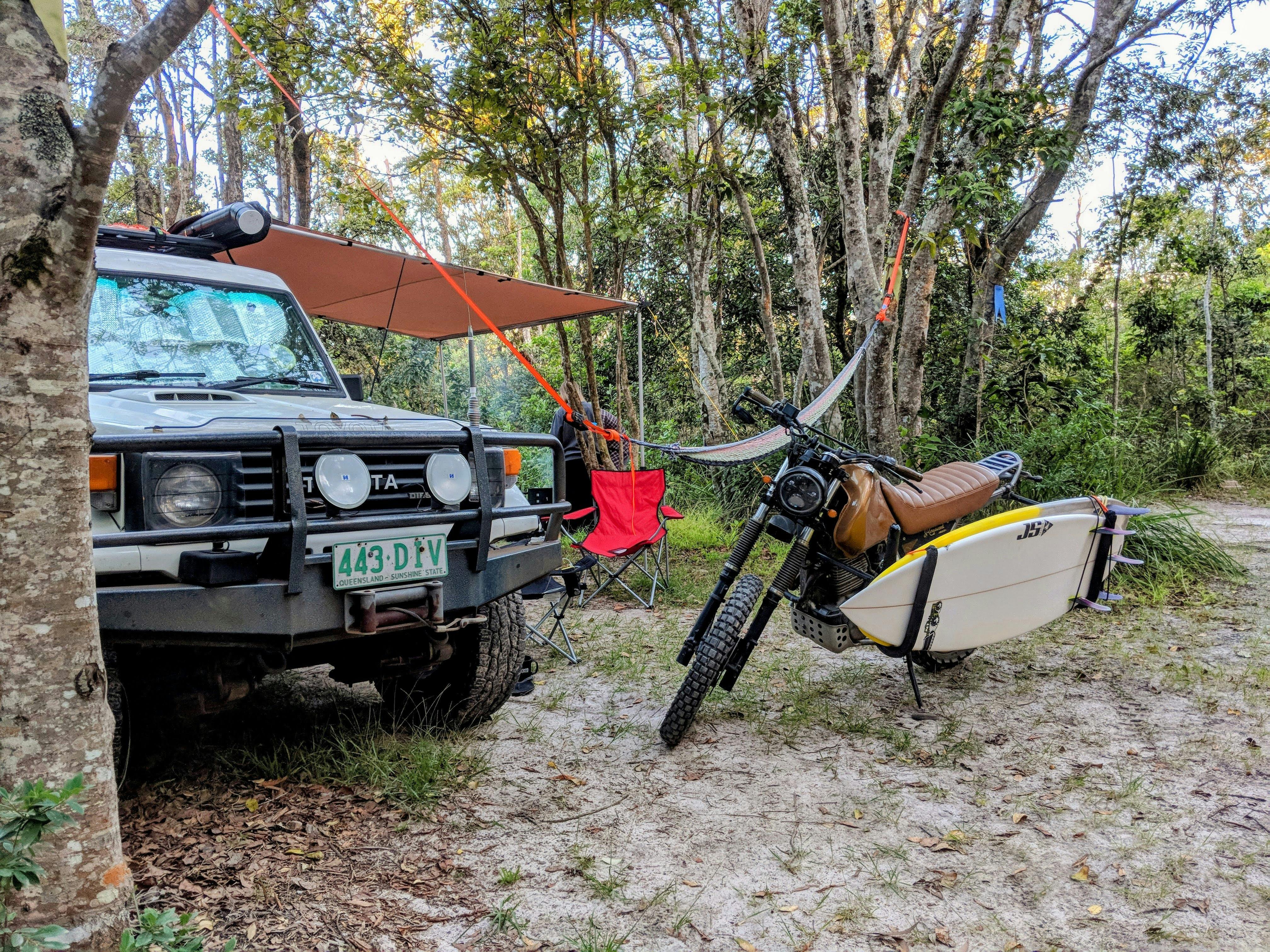 Great setup for bush camping
