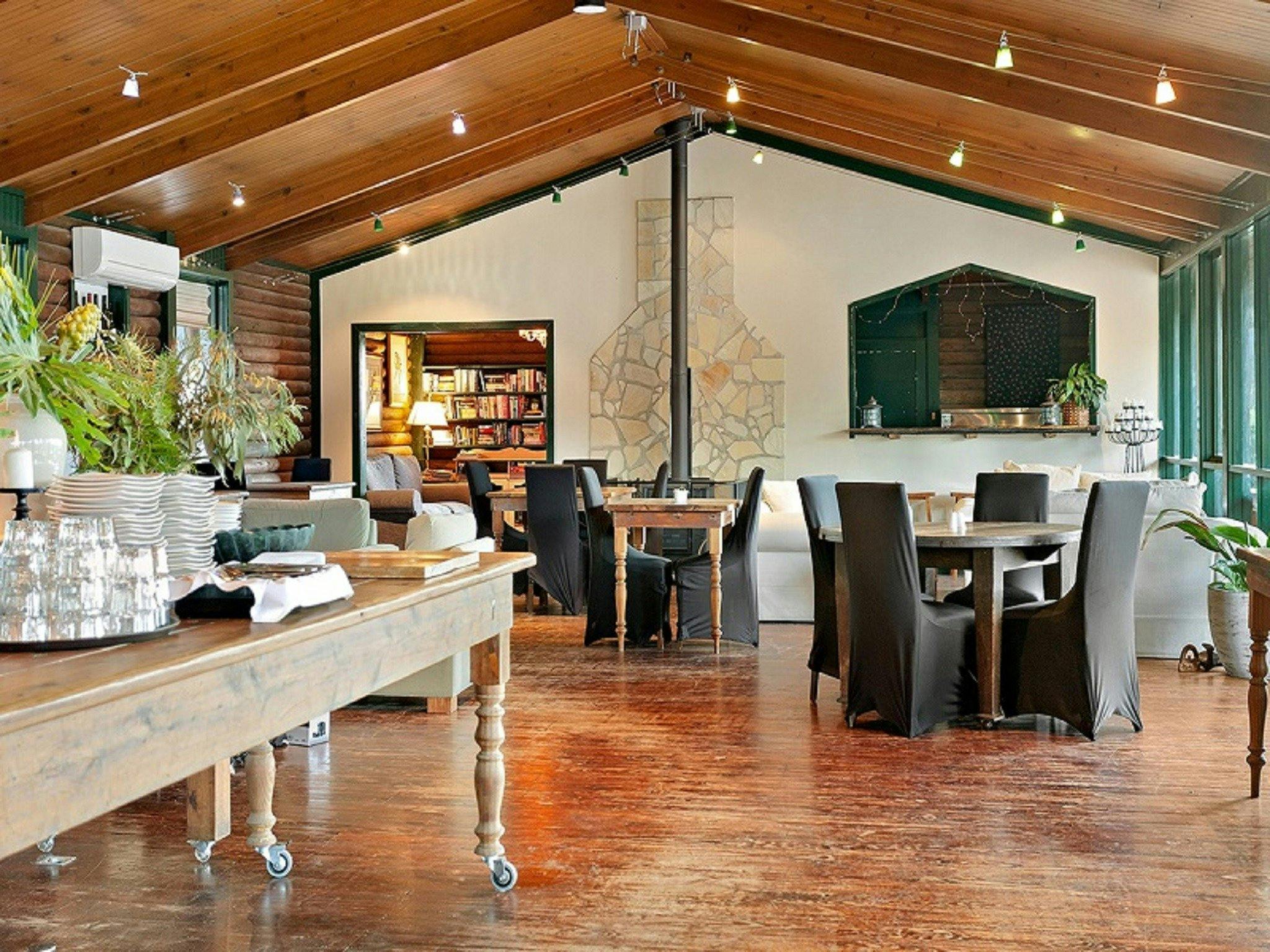 Their large open plan breakfast room