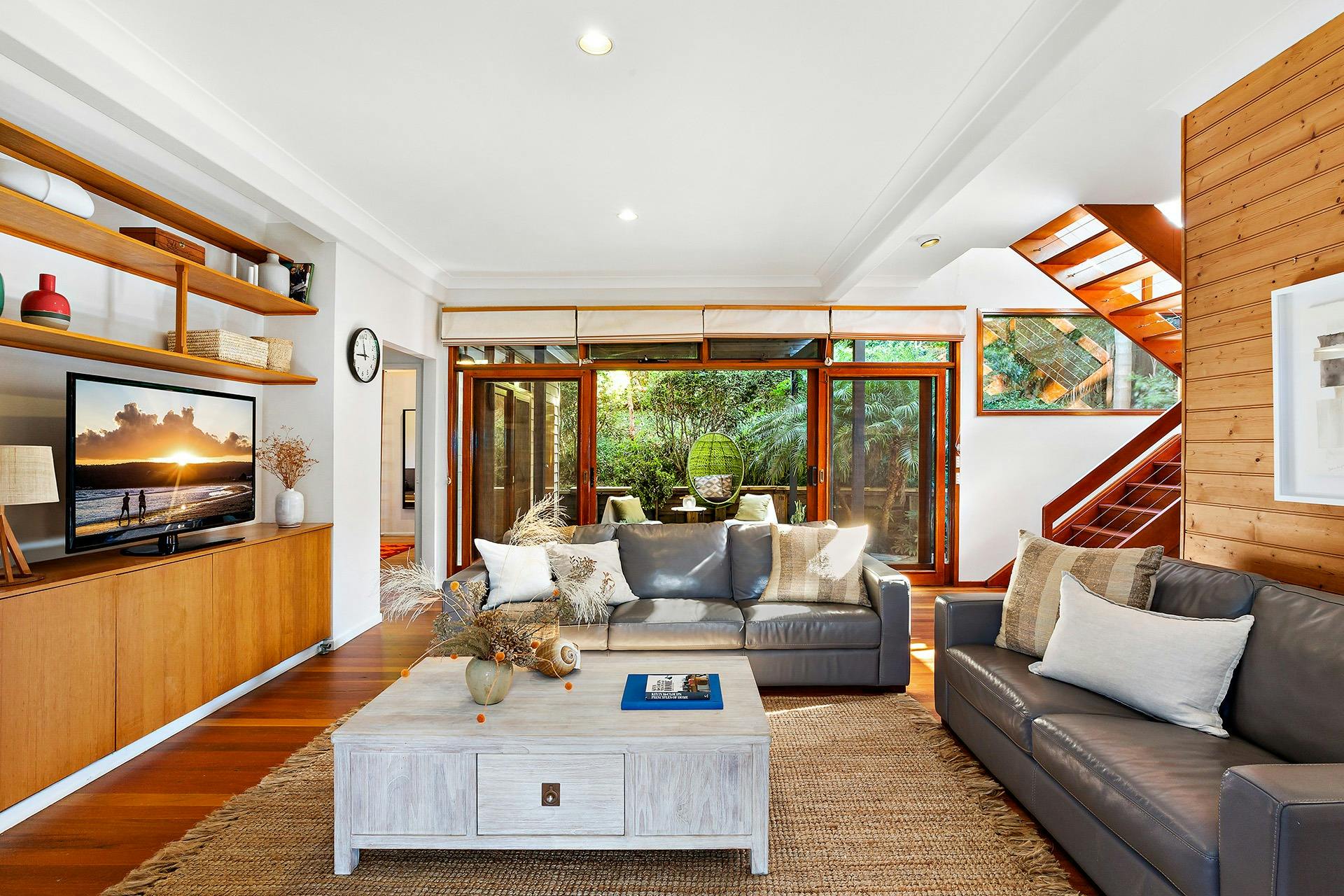 downstairs lounge room