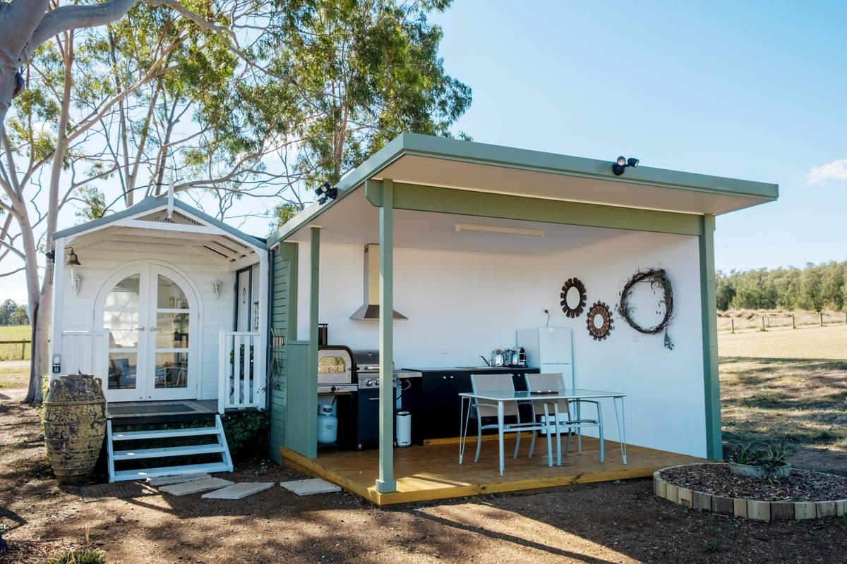 Villa Vino external kitchen