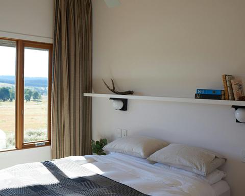 North facing bedrooms with great linens