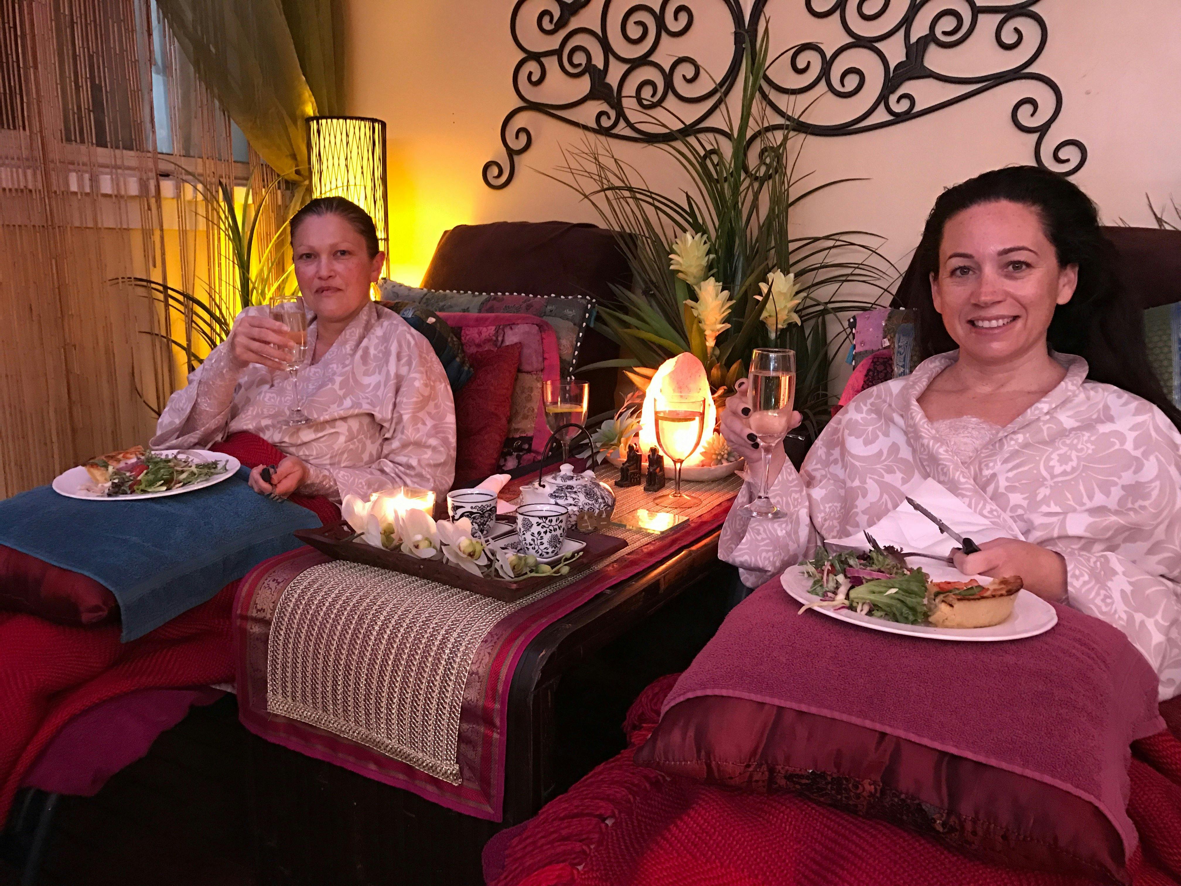 Enjoy a spa day with a special friend