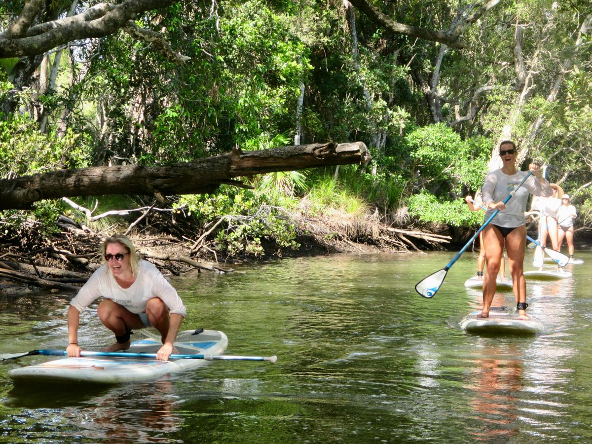 Having fun immersing in nature