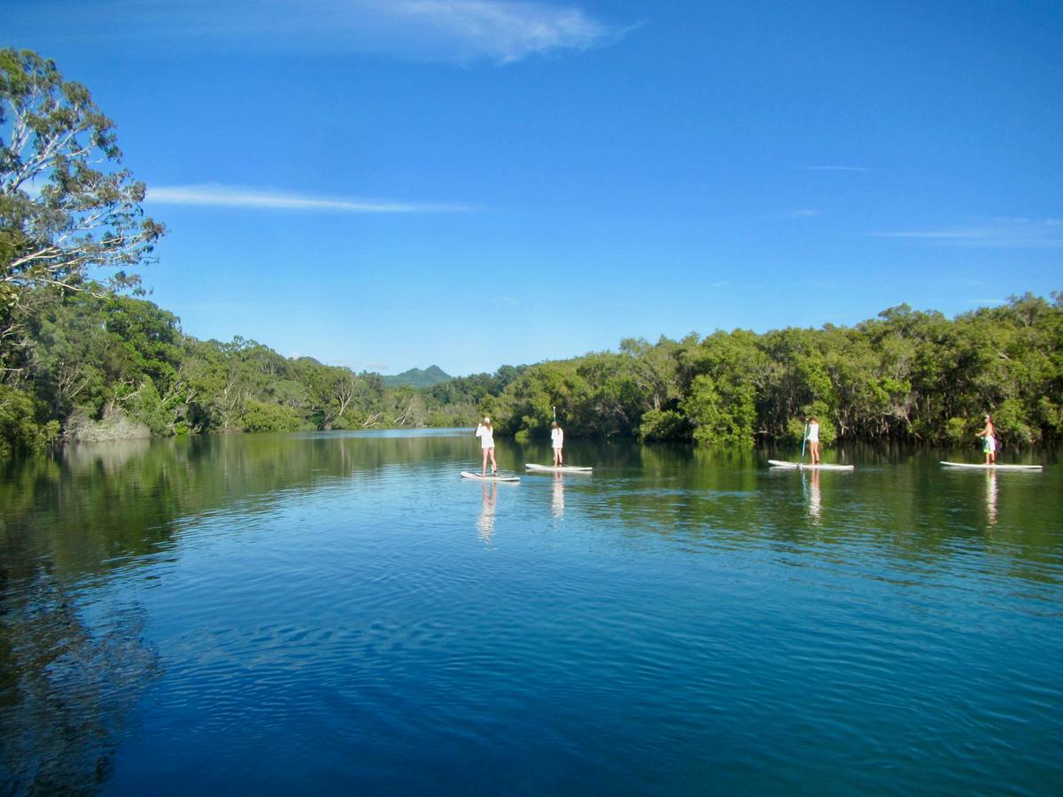 The beautiful blues on the Brunswick River