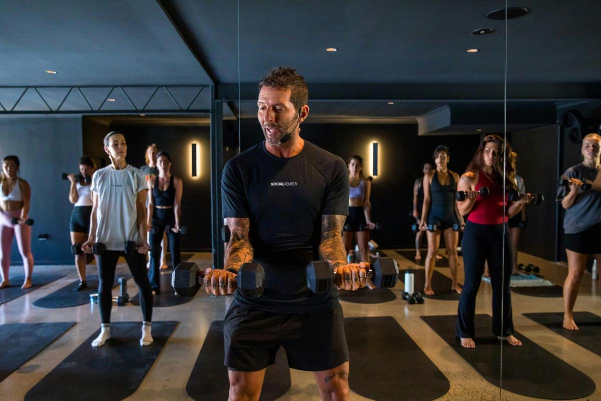 Pilates class