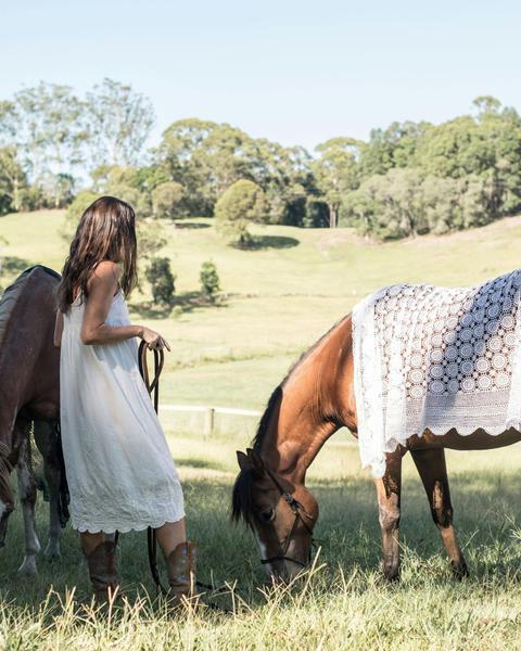 Soft moments with horses and country calm at Hiddy & Co.