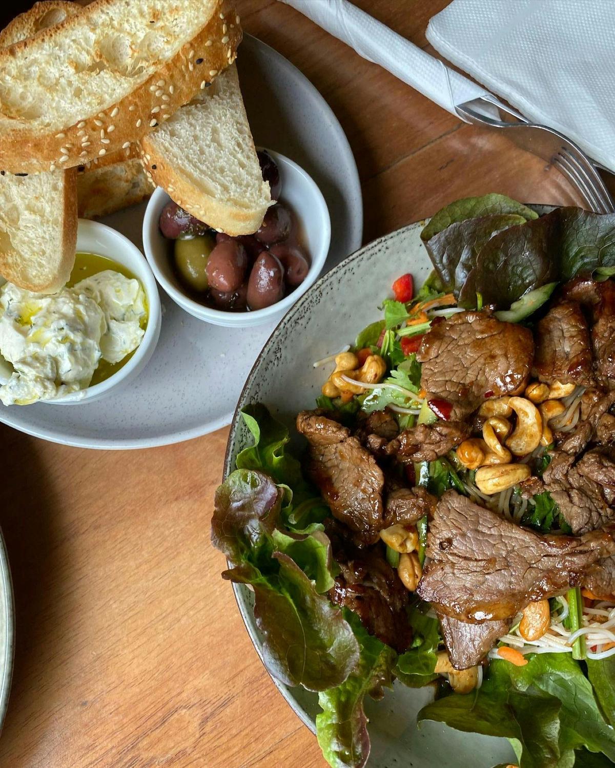 Food options at Diggers