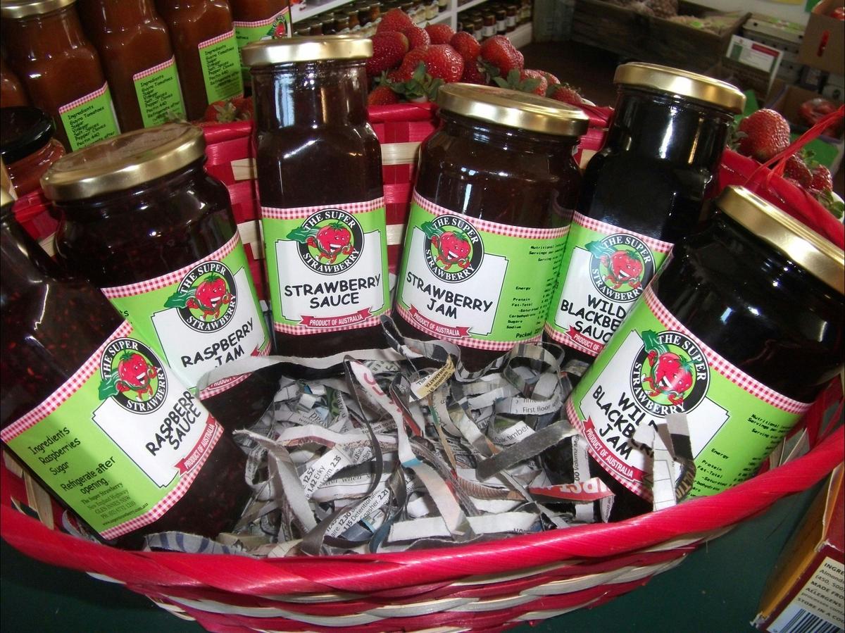 Gift baskets full of delicious offerings!