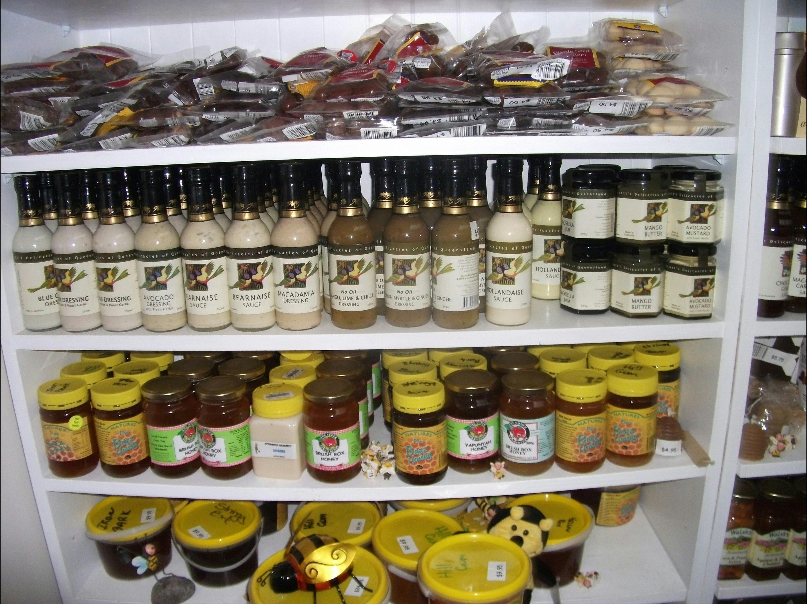 Great range of delicious goodies to take home and enjoy!  A wide range of local produce