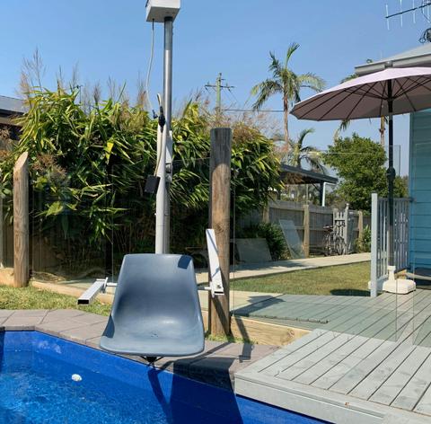 Pool Hoist available for Seafarers Diamond Beach guests